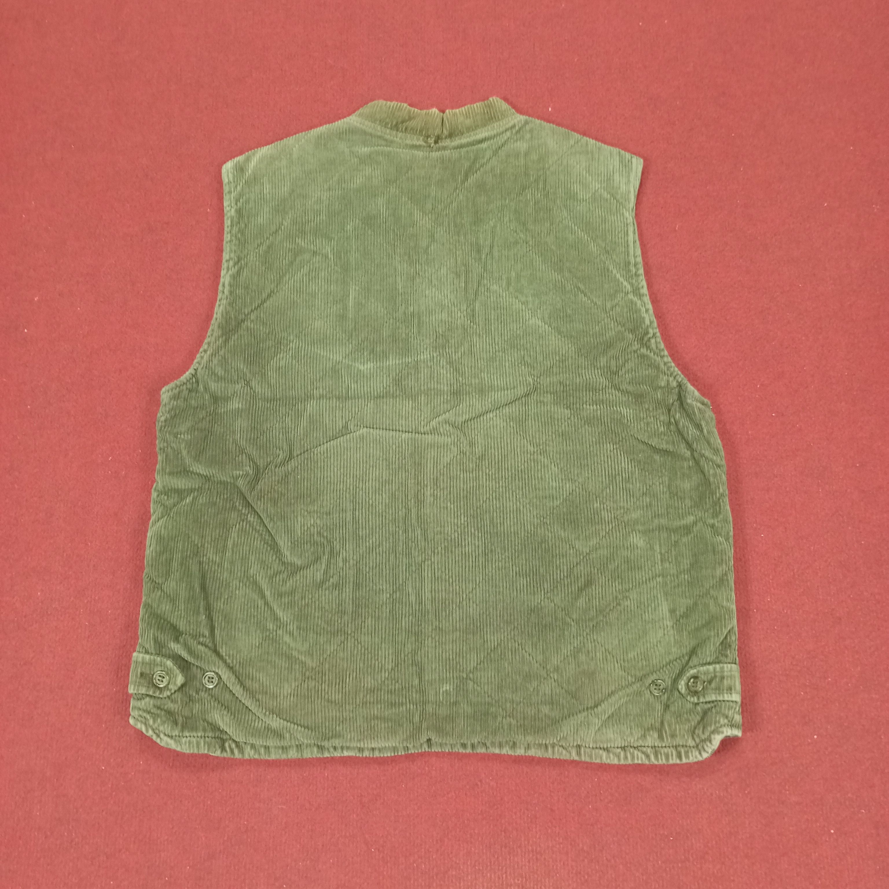 Burberry × Vintage Burberrys Fashion Style Pocket Design Velvet Vest Size US M / EU 48-50 / 2 - 4 Thumbnail