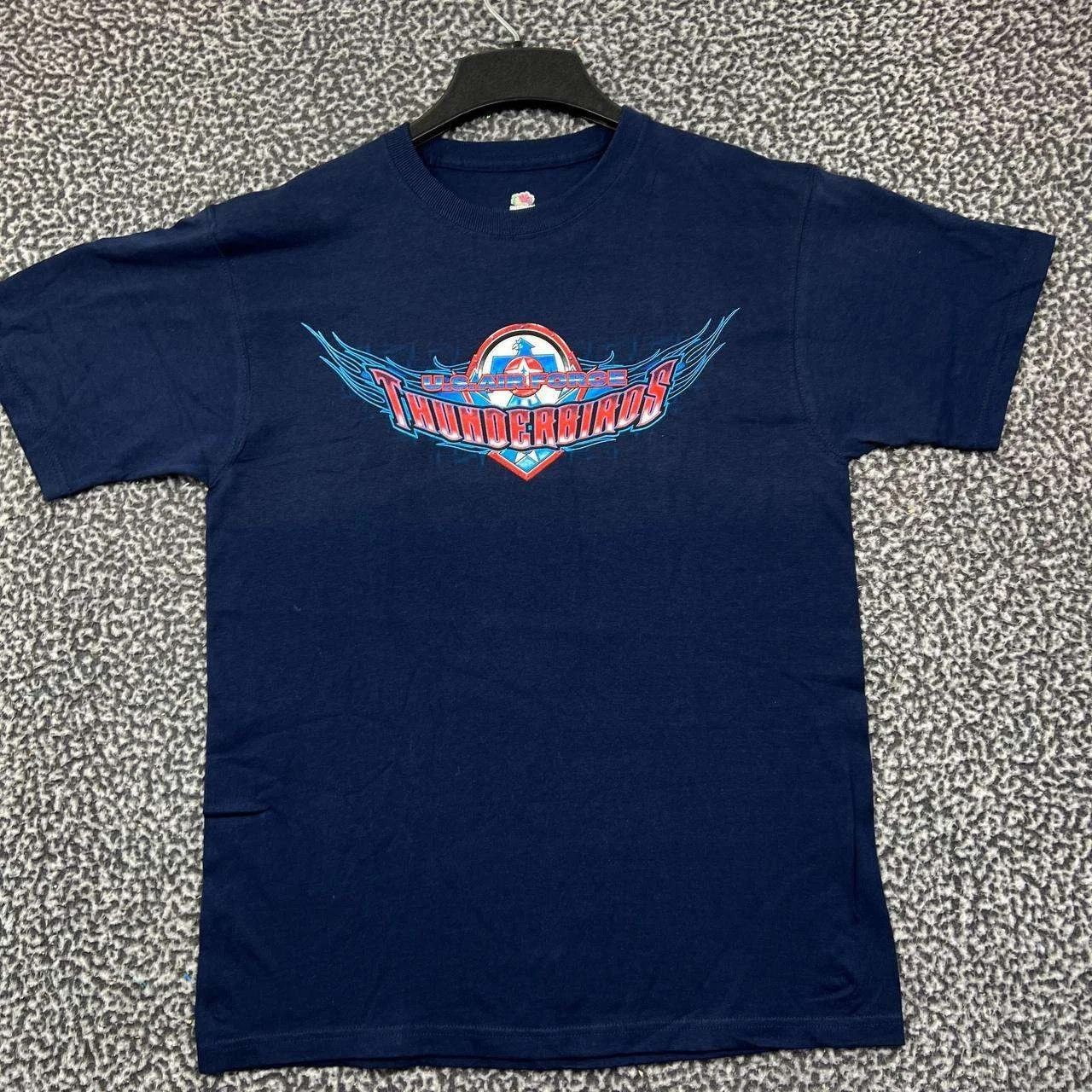 Fruit Of The Loom U.S Air Force Thunderbirds Shirt Men Medium Crew Neck Cotton Size US M / EU 48-50 / 2 - 2 Thumbnail