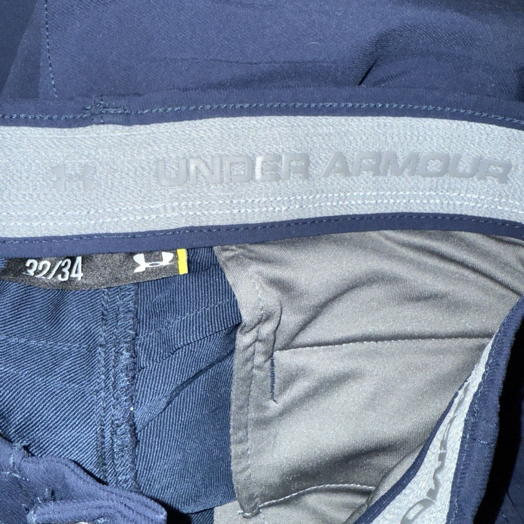 Under Armour Under Armour Pants Men 32x34 Chino Polyester Blend Blue Size 32 Regular Mens Size US 32 / EU 48 - 4 Thumbnail