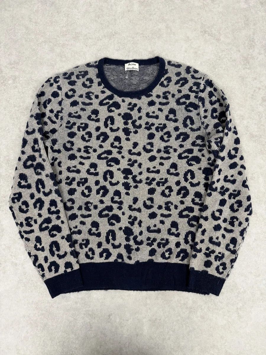 Acne Studios SS2016 Acne Studios Jena Leo JAQ Leopard Grey Wool Sweater Size US M / EU 48-50 / 2 - 2 Thumbnail