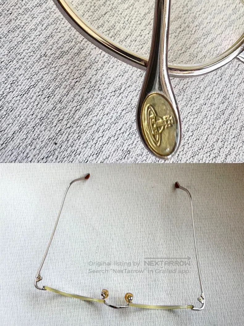 Vivienne Westwood Vivienne Westwood Vintage rose gold half-frame Saturn eyeg Size ONE SIZE - 5 Thumbnail