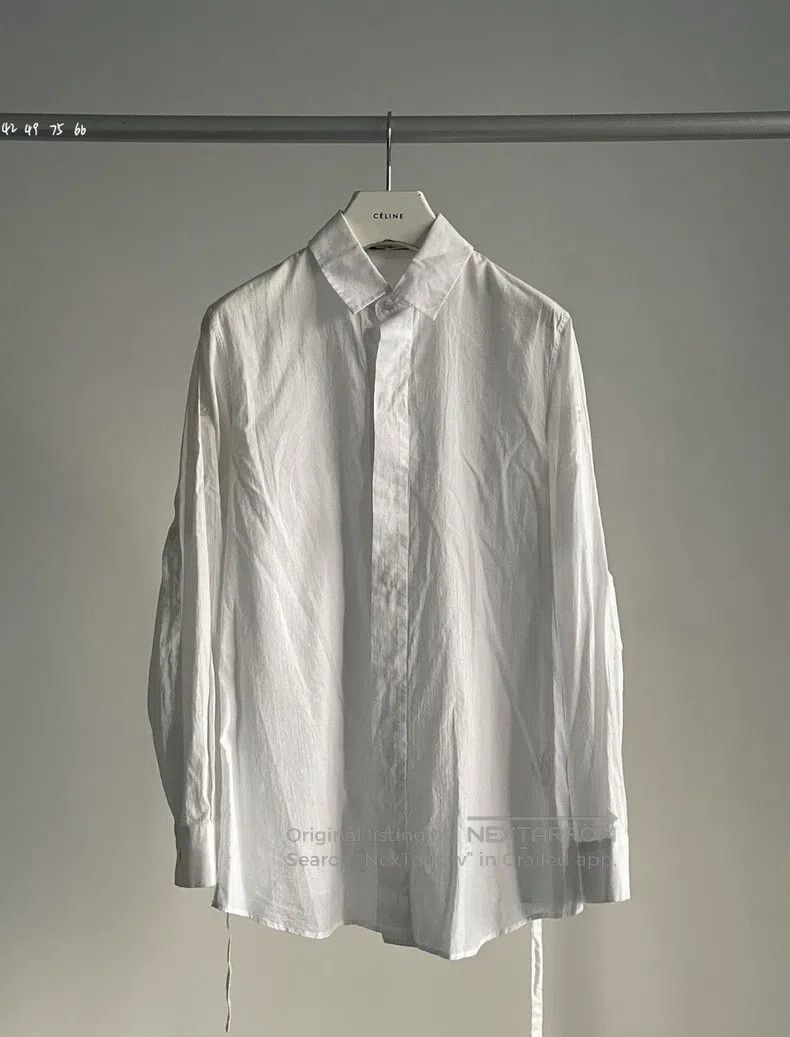 Ann Demeulemeester Ann Demeulemeester 36 strappy white shirt Size S / US 4 / IT 40 - 4 Thumbnail