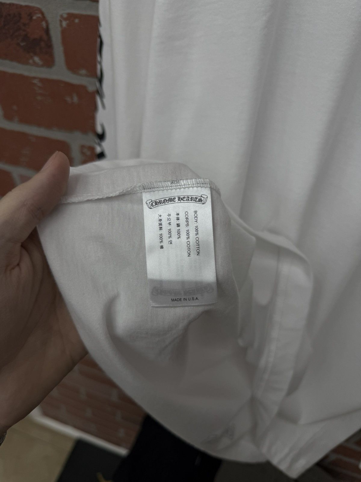 Chrome Hearts Chrome Hearts Long Sleeve Size Large (NEW) White Size US L / EU 52-54 / 3 - 8 Thumbnail