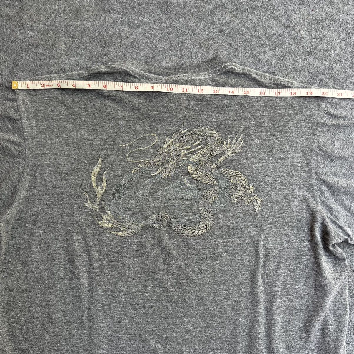 Quiksilver Vintage Quiksilver Dragon Surfwear Faded Tshirt Size US L / EU 52-54 / 3 - 8 Thumbnail