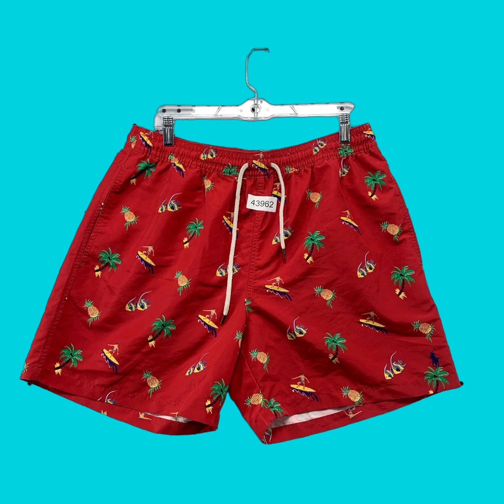 Polo Ralph Lauren Polo Ralph Lauren Swim Shorts Trunks Mens Size XL Pocket Drawstring Beach Surf Size US XL / EU 56 / 4 - 1 Thumbnail