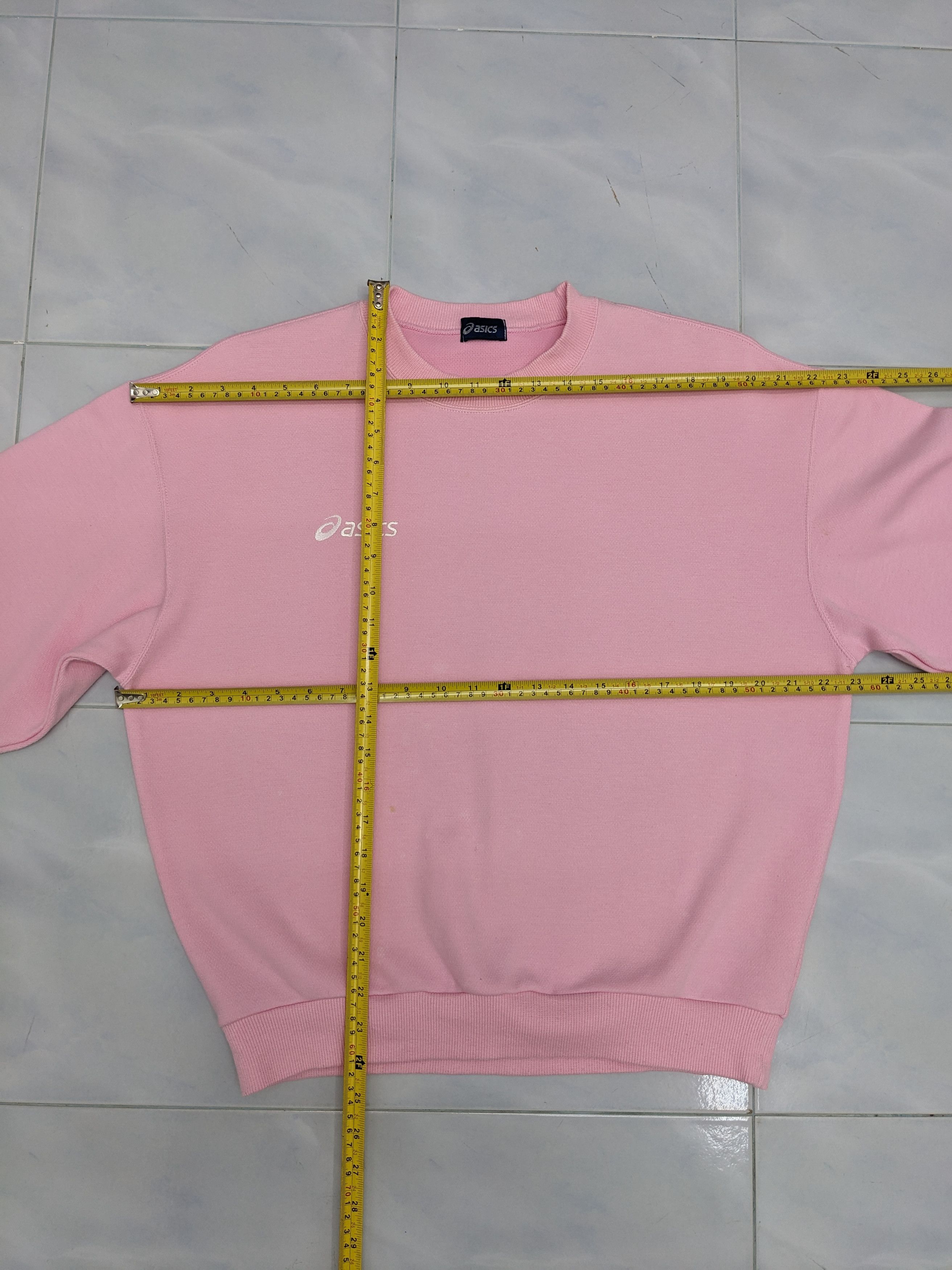Asics Vintage Asics Classic Pink Crewneck Sweatshirt Size US M / EU 48-50 / 2 - 7 Thumbnail