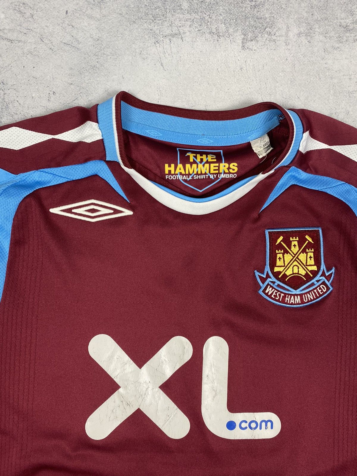 Umbro Umbro WEST HAM UNITED 2007 2008 HOME FOOTBALL SOCCER JERSEY Size US M / EU 48-50 / 2 - 5 Thumbnail