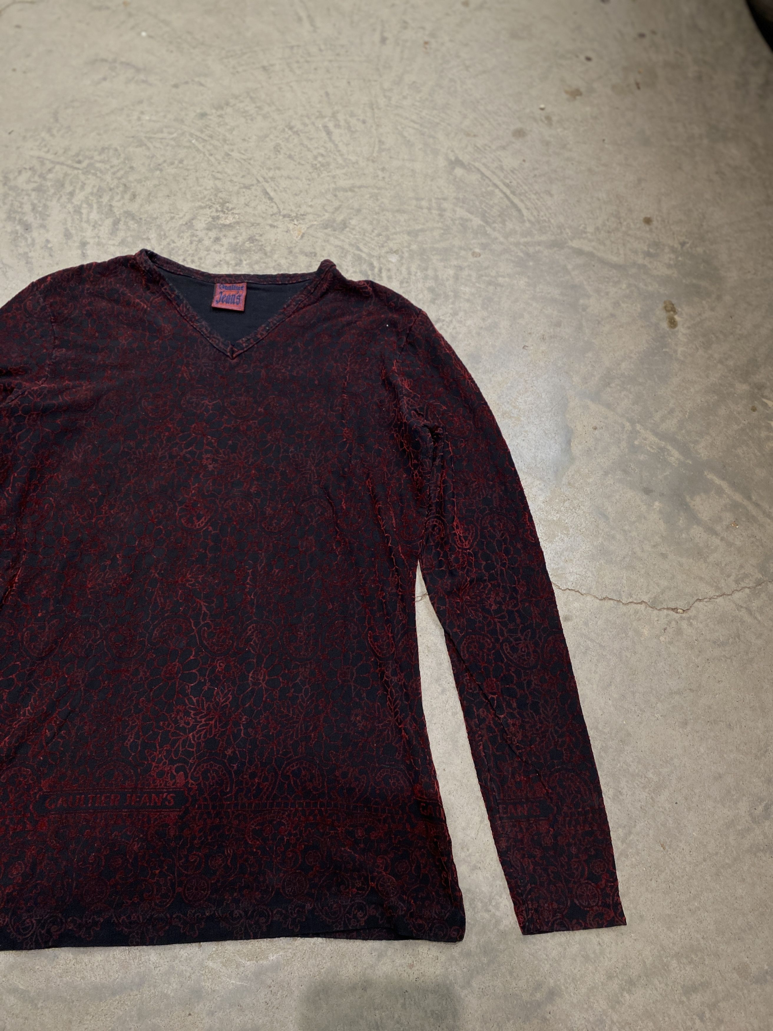 Jean Paul Gaultier Jean Paul Gaultier AW1998 "Vampire" Long-sleeved Viscose Top Size S / US 4 / IT 40 - 10 Thumbnail