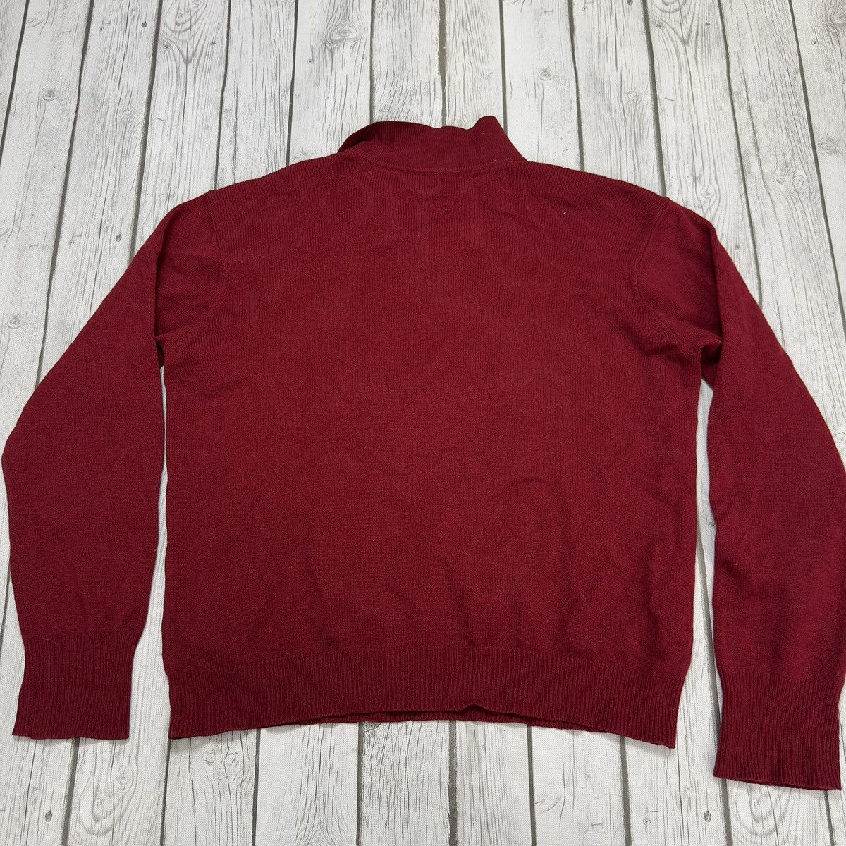Polo Ralph Lauren × Vintage Vintage Polo lambswool sweater Size US L / EU 52-54 / 3 - 2 Thumbnail