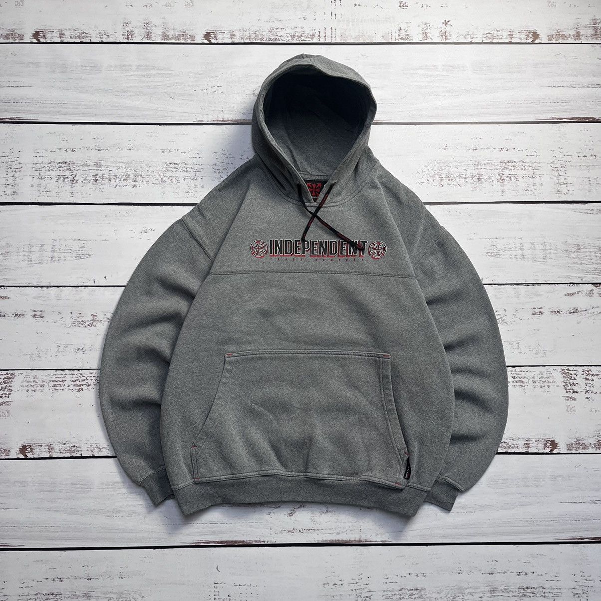 Independent Truck Co. Hoodie Independent Truck Co Vintage Skate Streetwear Y2K Size US L / EU 52-54 / 3 - 14 Thumbnail