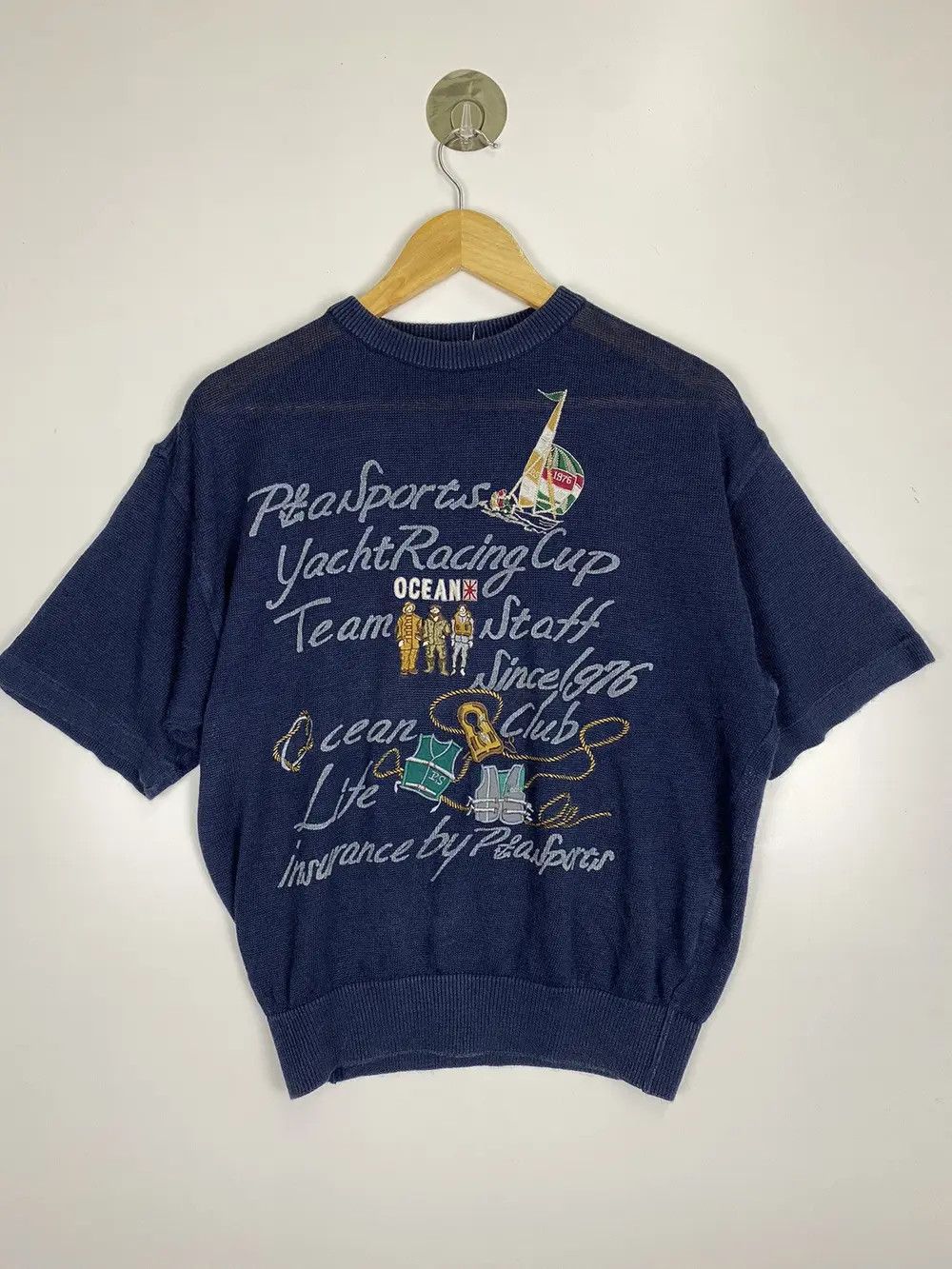 Japanese Brand × Vintage Vintage Pia Sport Yacht Racing Cup Size US L / EU 52-54 / 3 - 1 Thumbnail
