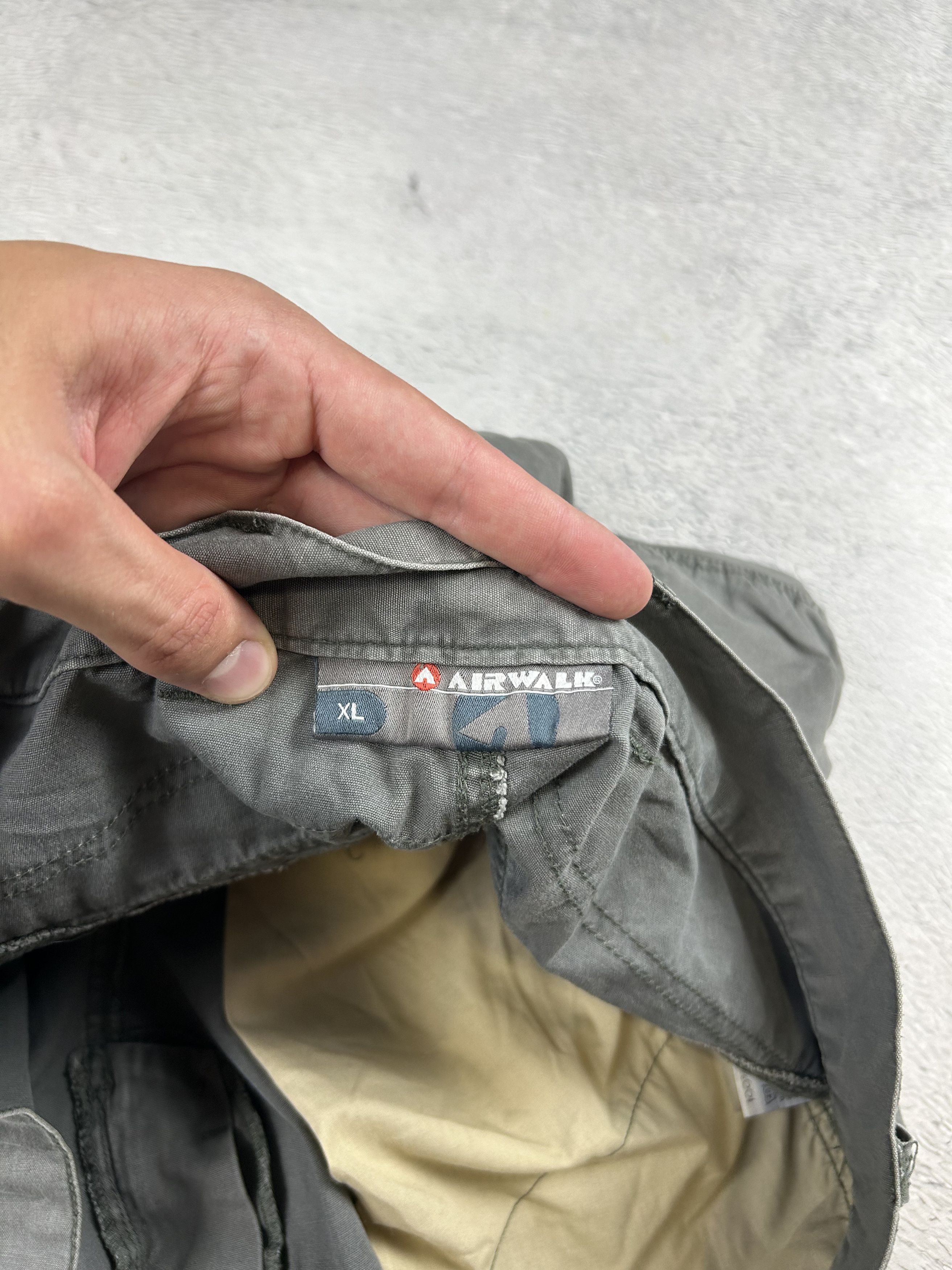 Airwalk × JNCO Vintage Airwalk Cargo Pants Baggy Streetwear Drill Pockets Size US 36 / EU 52 - 5 Thumbnail