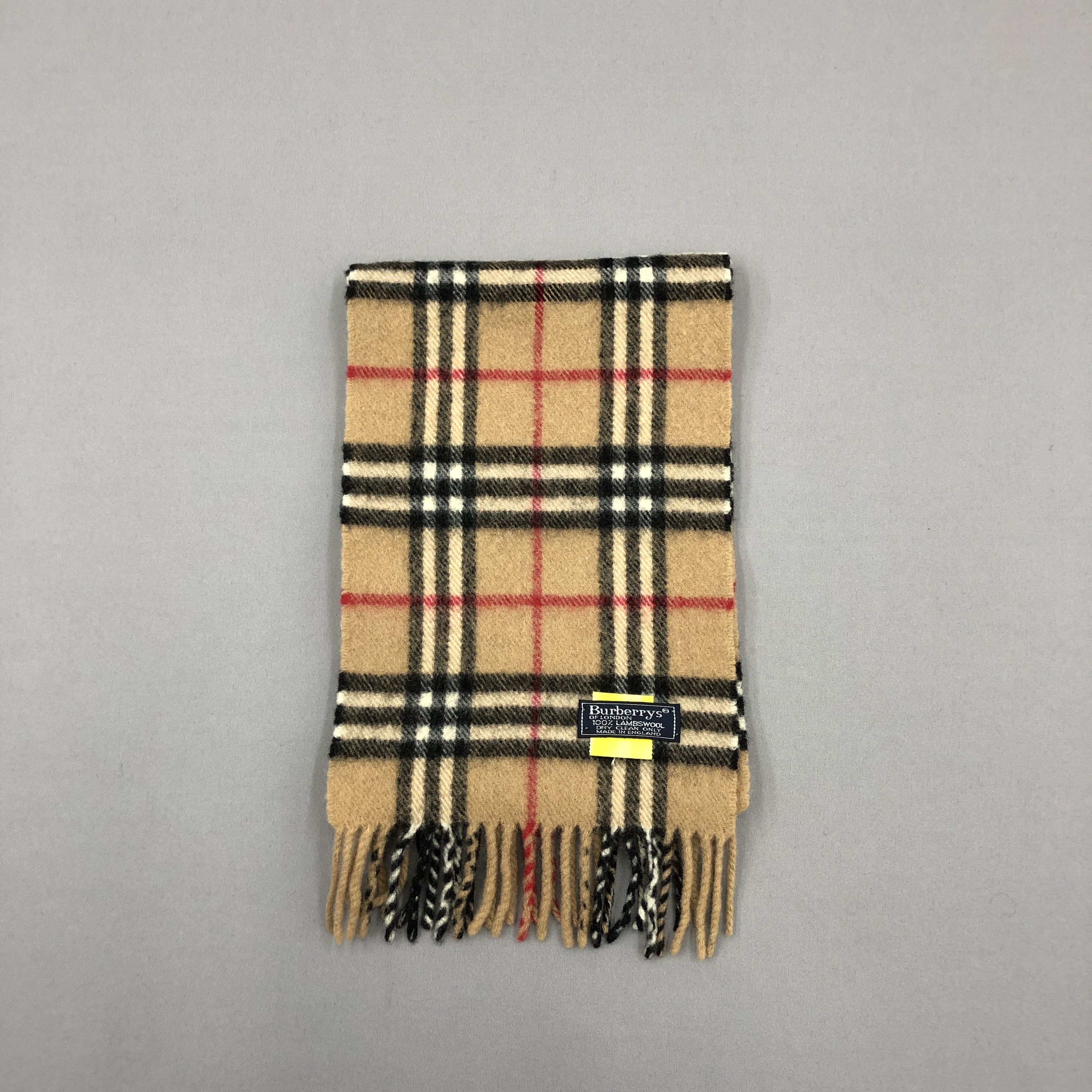 Burberry Vintage Burberry Scarf Muffler Wool Cashmere Scarves Size ONE SIZE - 3 Thumbnail