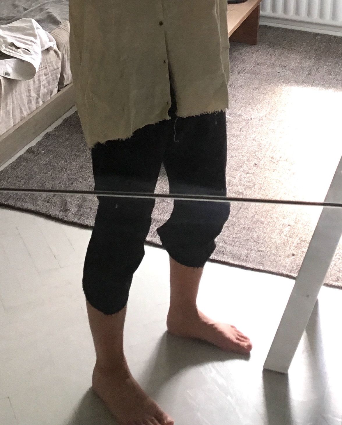 Zam Barrett Black Cropped Pants Size US 32 / EU 48 - 1 Thumbnail