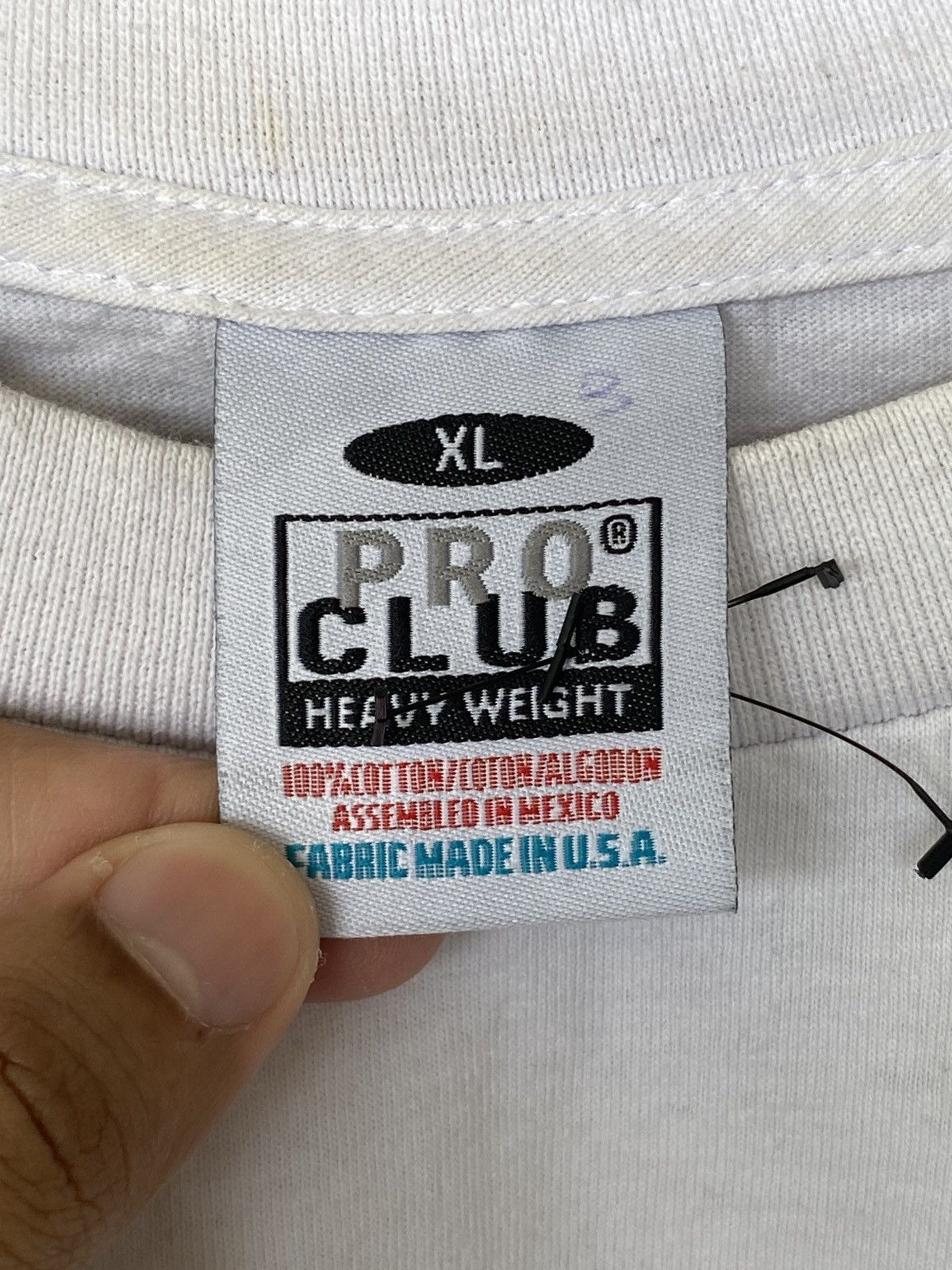 Vintage Vintage Pro Club Long Sleeve Plain Tees Size US XL / EU 56 / 4 - 3 Thumbnail