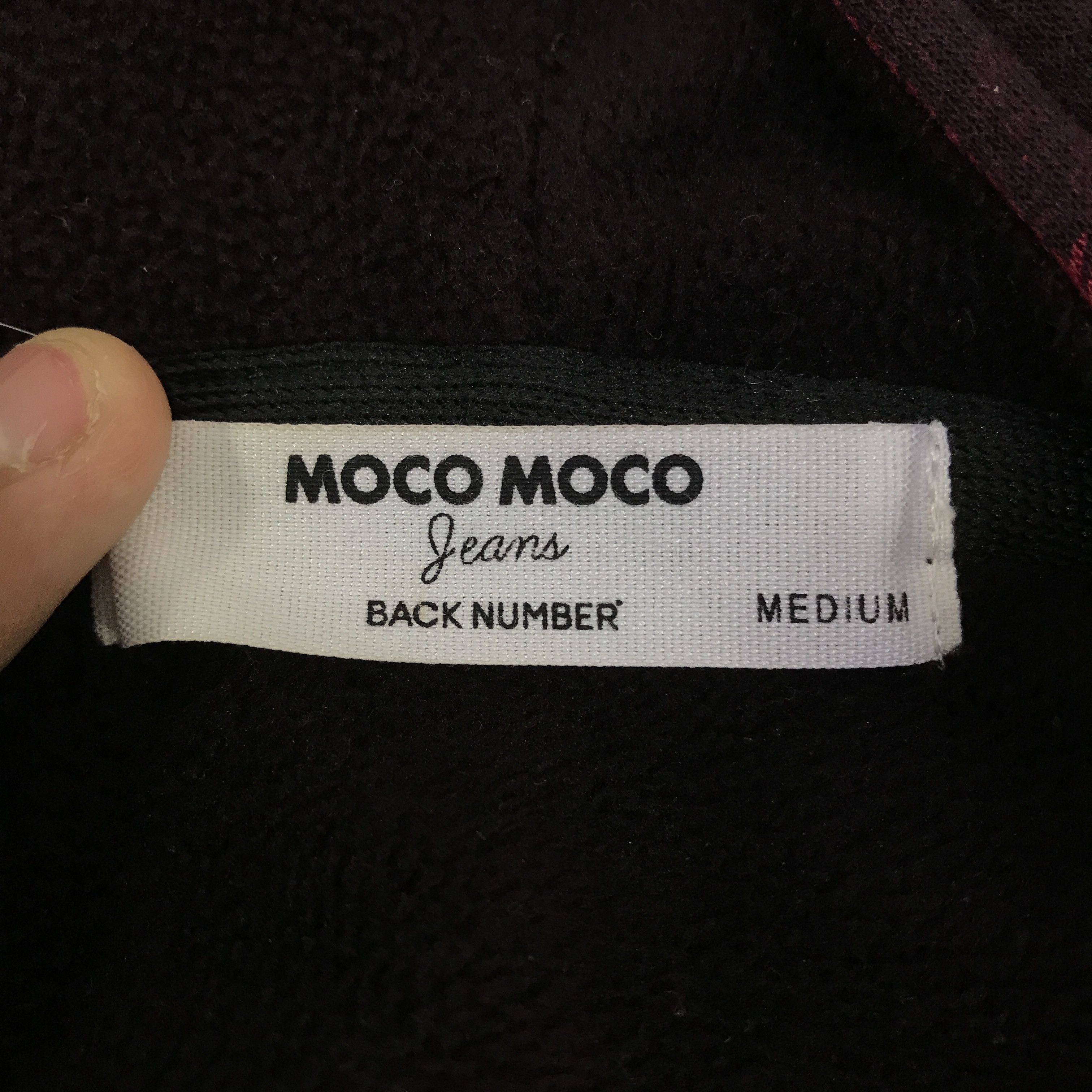 Japanese Brand moco moco jeans tartan hoodies K115B13 Size US M / EU 48-50 / 2 - 12 Thumbnail