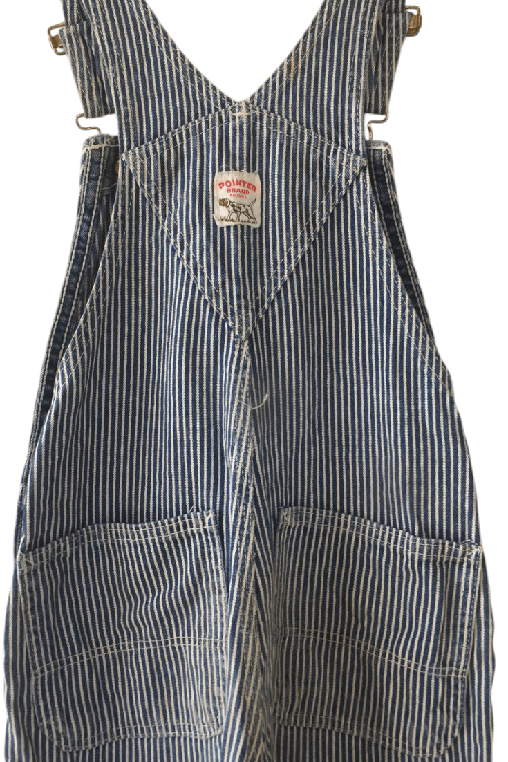 Japanese Brand VTG OVERALL POINTER HICKORY CARPENTER KIDS (7-8YO) Size US 26 / EU 42 - 2 Thumbnail