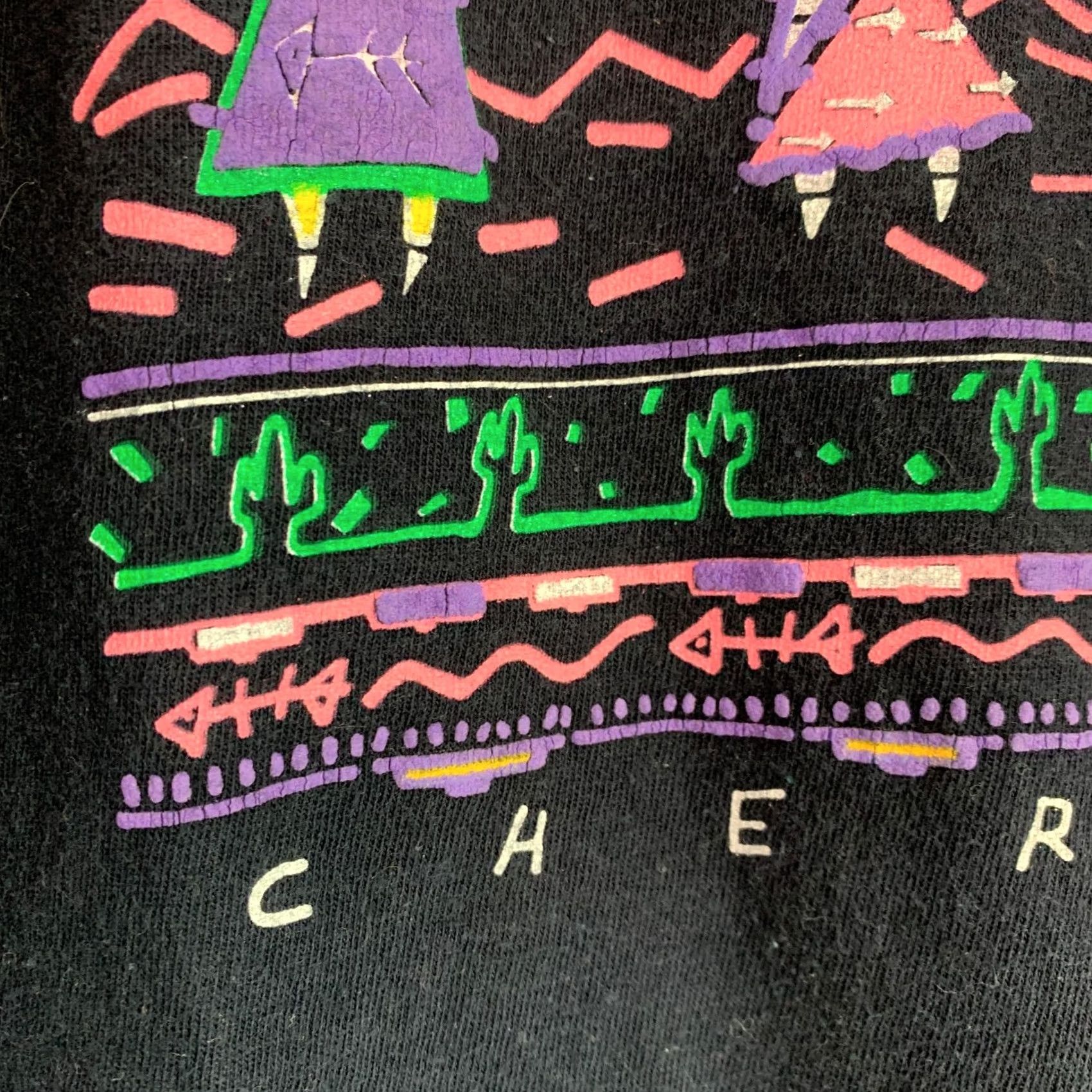 Cherokee VINTAGE Cherokee T-Shirt Short Sleeve XL Black 90s Coming Of Thunder Graphic Print Mens Shirt Size US XL / EU 56 / 4 - 3 Thumbnail