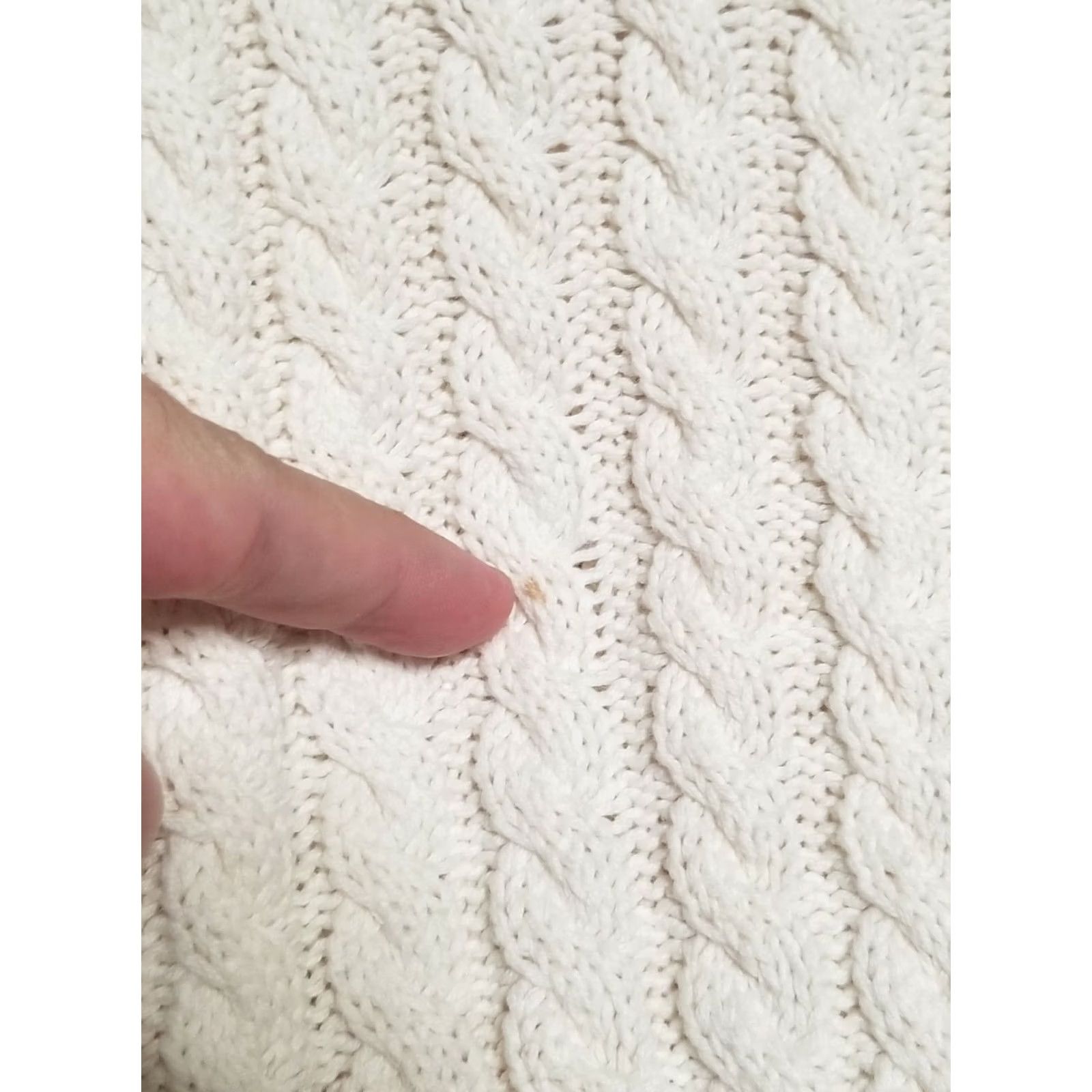 Brooks Brothers VTG Brooks Brothers Womens Sweater Cable-Knit Cotton Ivory Crewneck Pullover S Small Vintage Size S / US 4 / IT 40 - 3 Thumbnail