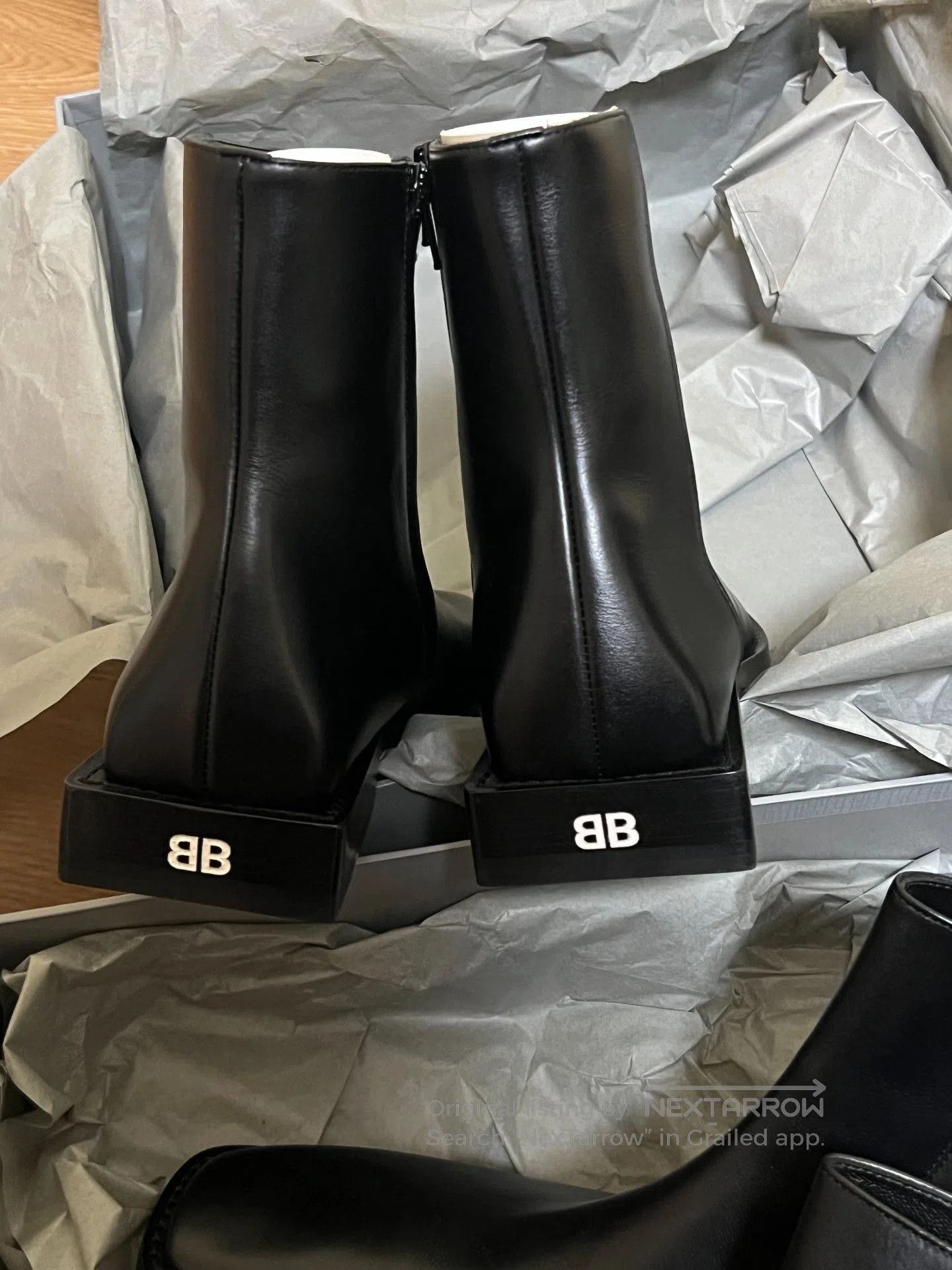 Balenciaga Balenciaga Square Toe Chelsea Boots. Size US 6.5 / IT 36.5 - 4 Thumbnail