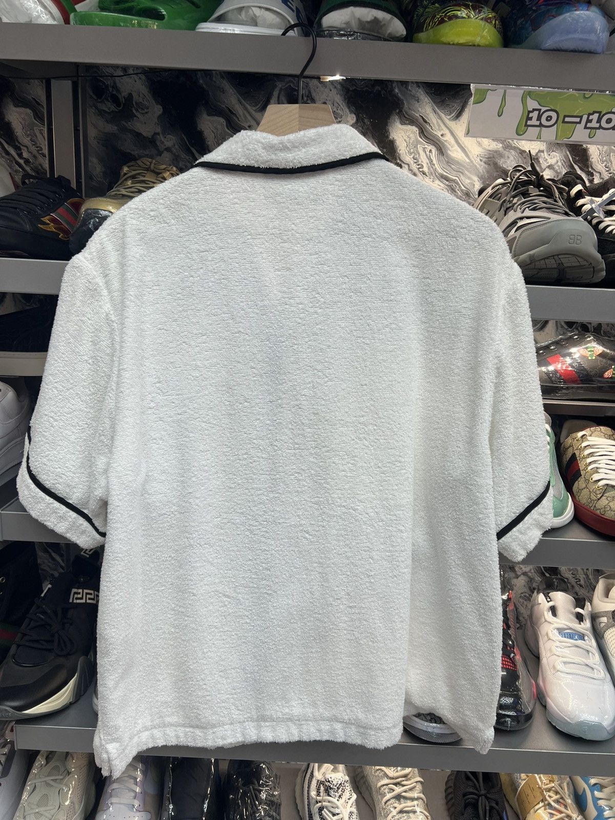 Prada Prada White Terry Cotton Tee Size US L / EU 52-54 / 3 - 2 Thumbnail