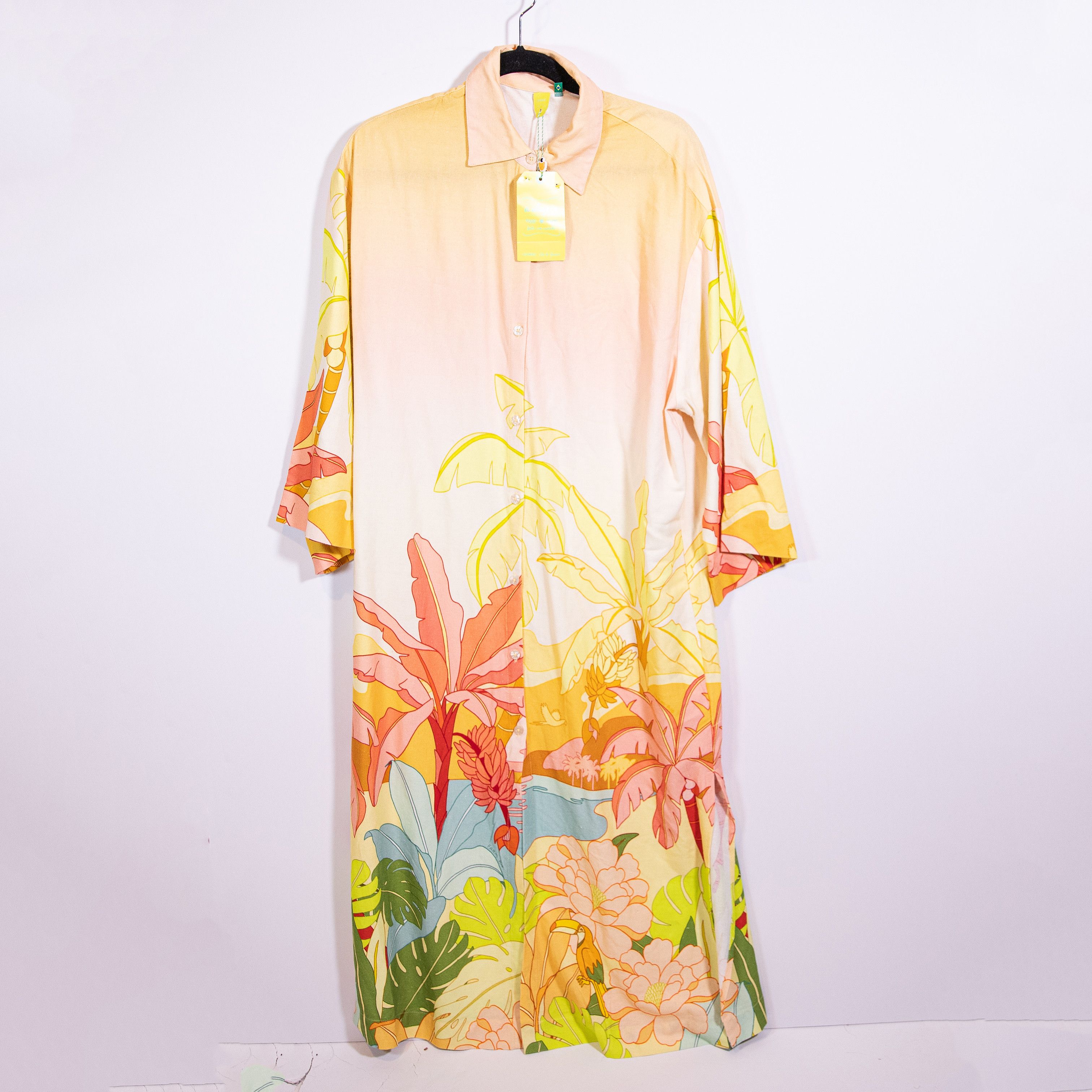 NEW Farm Rio Shirt Dress Button Front