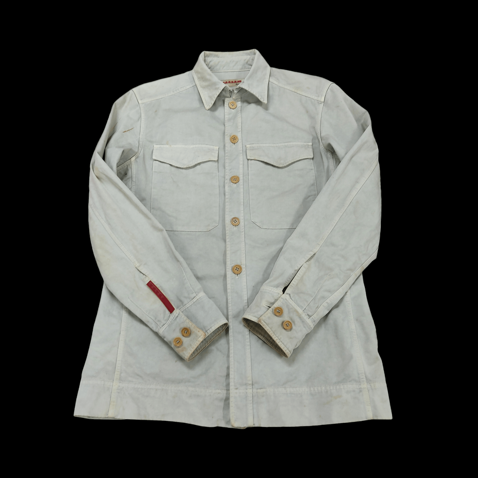 Prada PRADA SS13 Cotton Twill Sport Overshirt Jacket Size US L / EU 52-54 / 3 - 12 Thumbnail