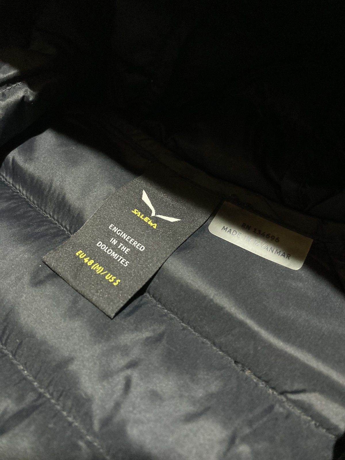 SALEWA Brenta Down Hooded Jacket Black Alpine Outdoor