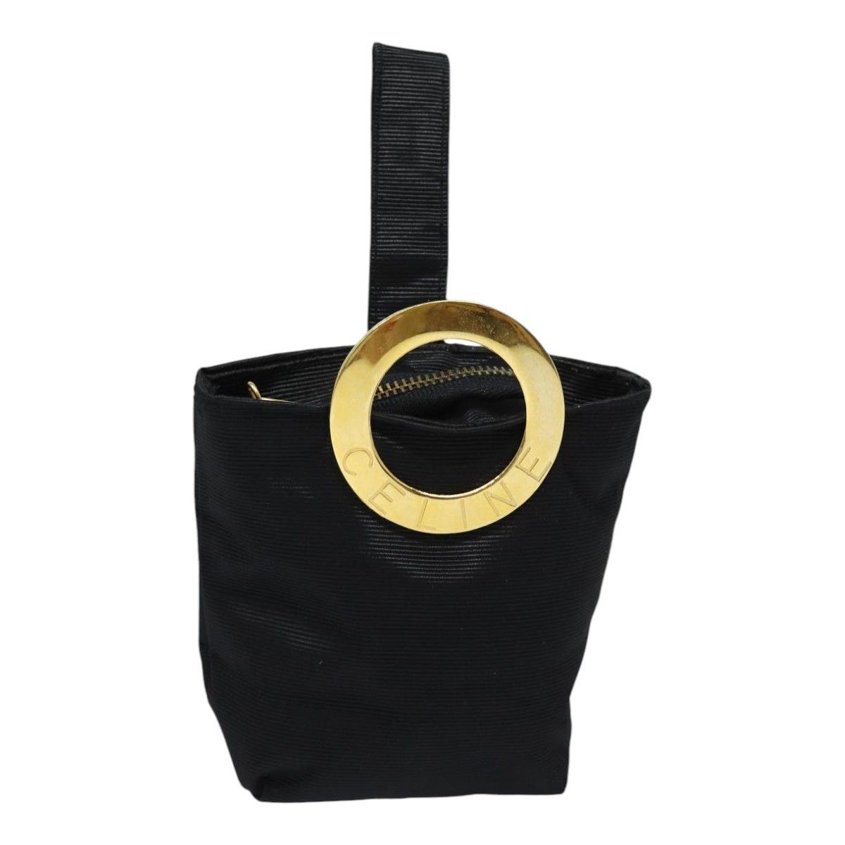 Celine Celine Circle Logo Pouch Nylon Size ONE SIZE - 1 Thumbnail