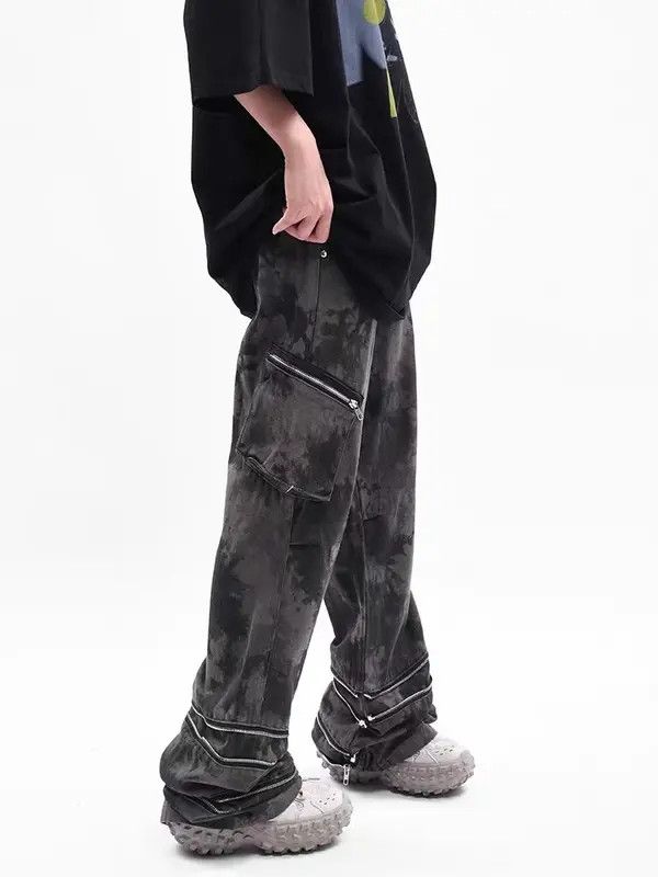 VIBE Retro zipper camouflage work casual trousers Size US 32 / EU 48 - 5 Thumbnail
