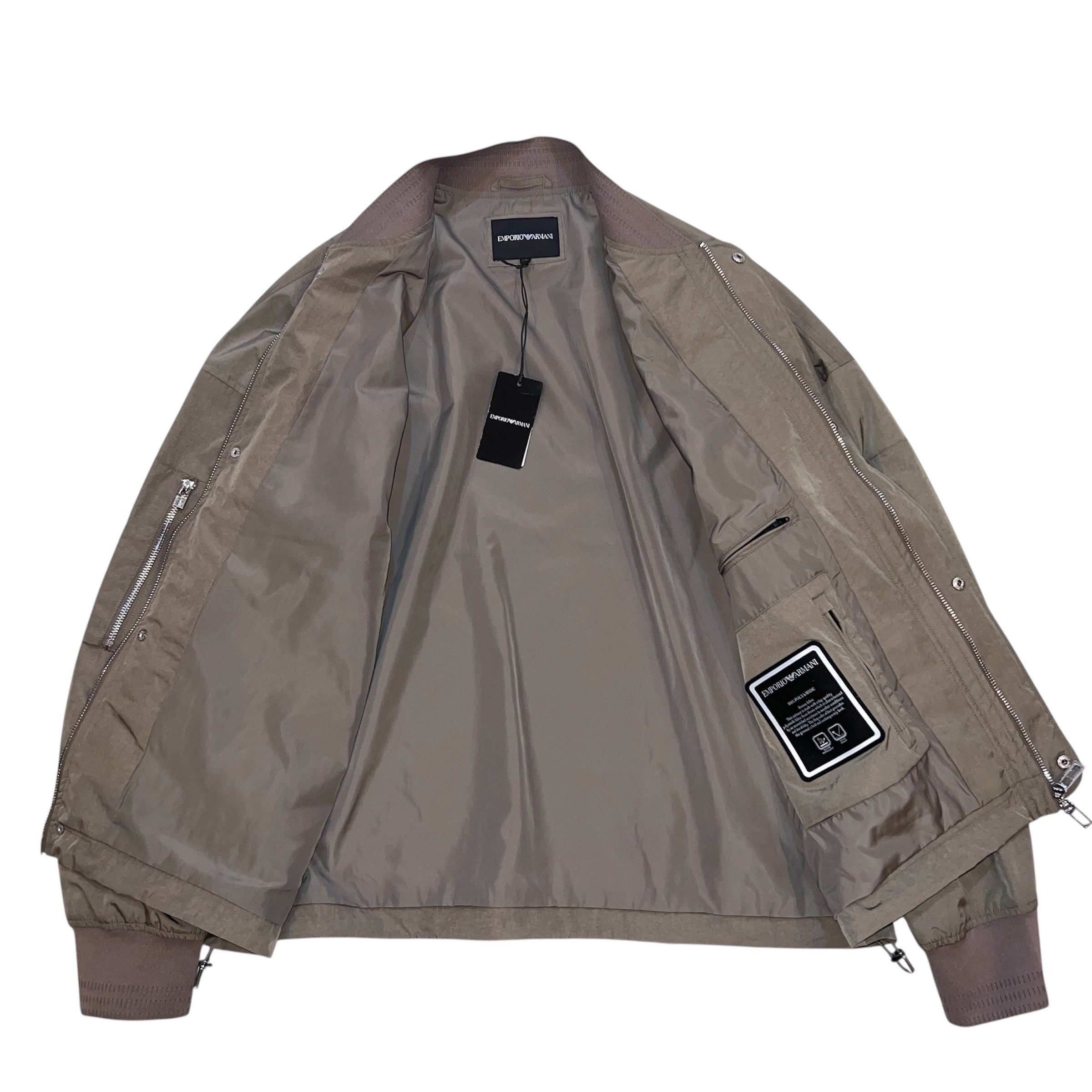 Emporio Armani $1350 EMPORIO ARMANI All-weather blouson Khaki 52 Size US L / EU 52-54 / 3 - 4 Thumbnail
