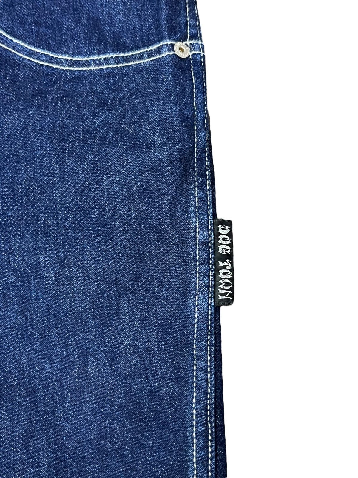 Dogtown RARE!! 90's Baggy DOGTOWN Hip Hop Skate Denim Pants Size US 31 - 10 Thumbnail