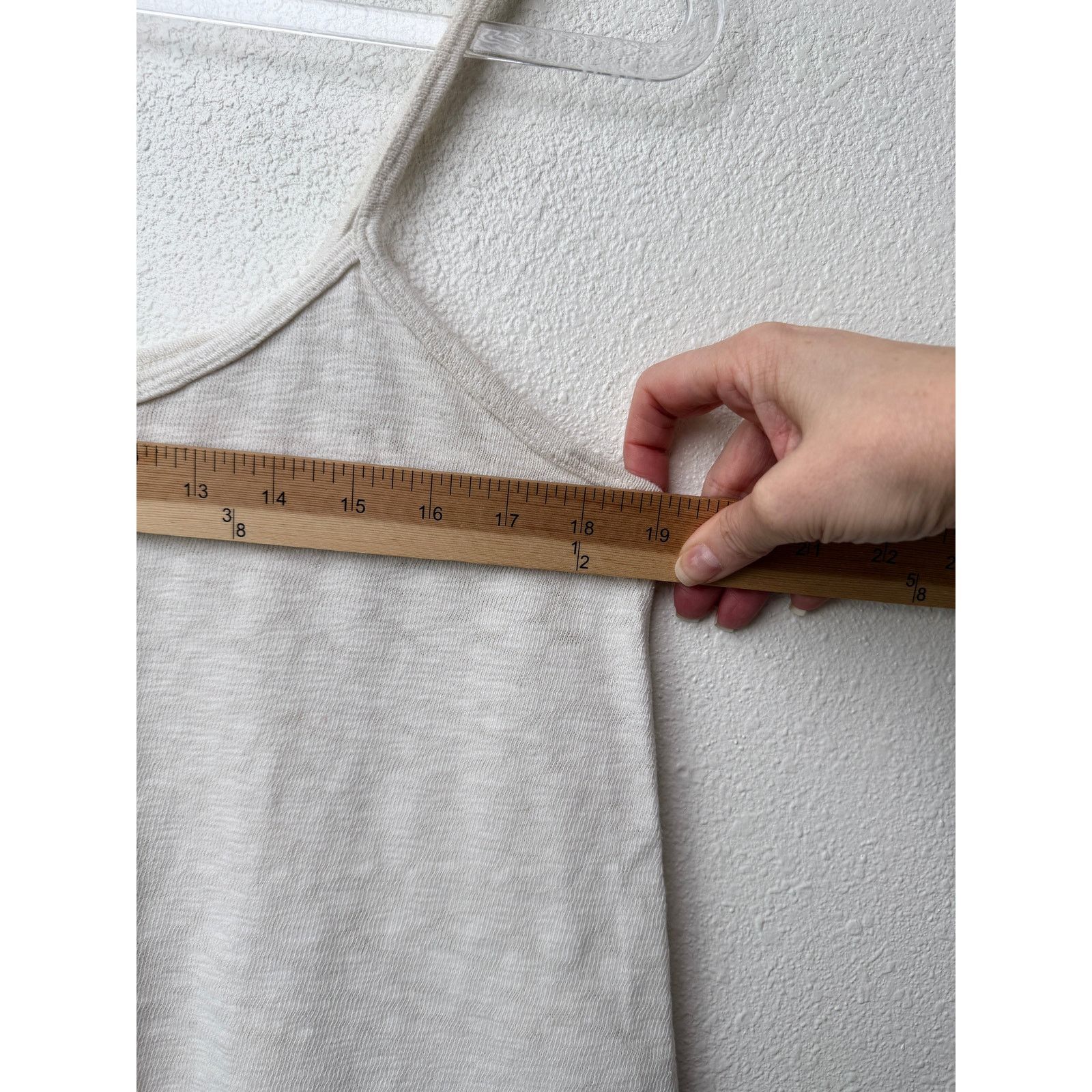 Other LNA Cream Cotton Spaghetti Strap Crop Top Womens L Size L / US 10 / IT 46 - 10 Thumbnail