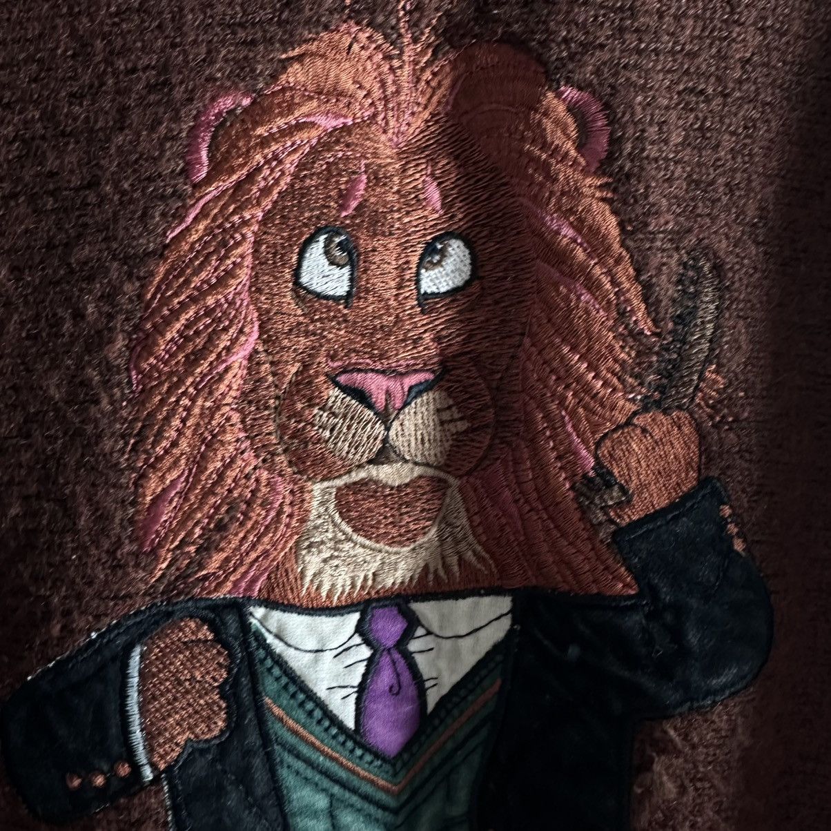 Liberty Liberty Sweaters Vintage Rare Lion PRL Wool Size US L / EU 52-54 / 3 - 4 Thumbnail