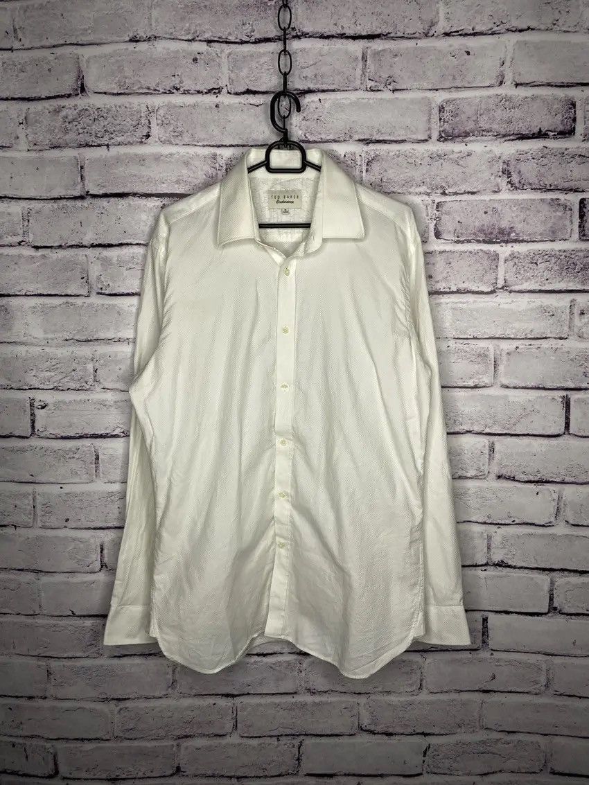 Ted Baker MENS TED BAKER Short Sleeve Men's Shirt Luxury Size US L / EU 52-54 / 3 - 1 Thumbnail