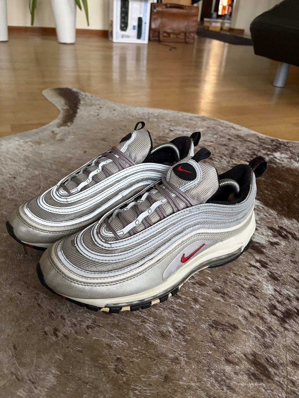 Nike Nike Air Max 97 Silver bullets OG QS 2017 Size US 9 / EU 42 - 3 Thumbnail
