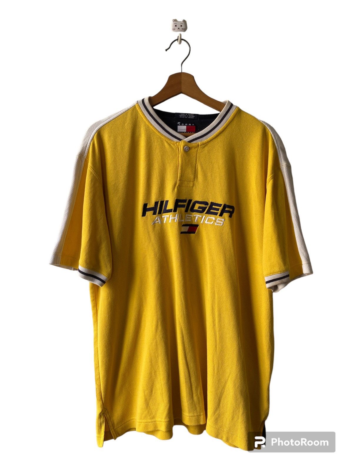 Tommy Hilfiger × Vintage 1990s - Tommy Hilfiger Centre Logo Shirt Size US L / EU 52-54 / 3 - 1 Thumbnail