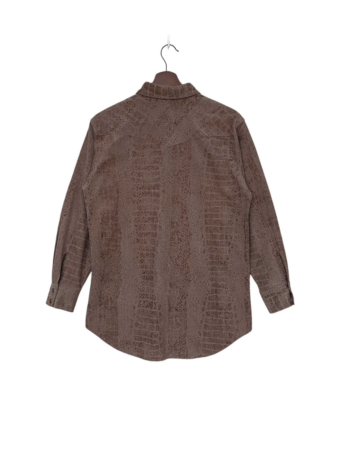 If Six Was Nine × Japanese Brand × Vintage Vintage Brand Out of Curiosity Snake Skin Shirt 1990s Size US M / EU 48-50 / 2 - 2 Thumbnail