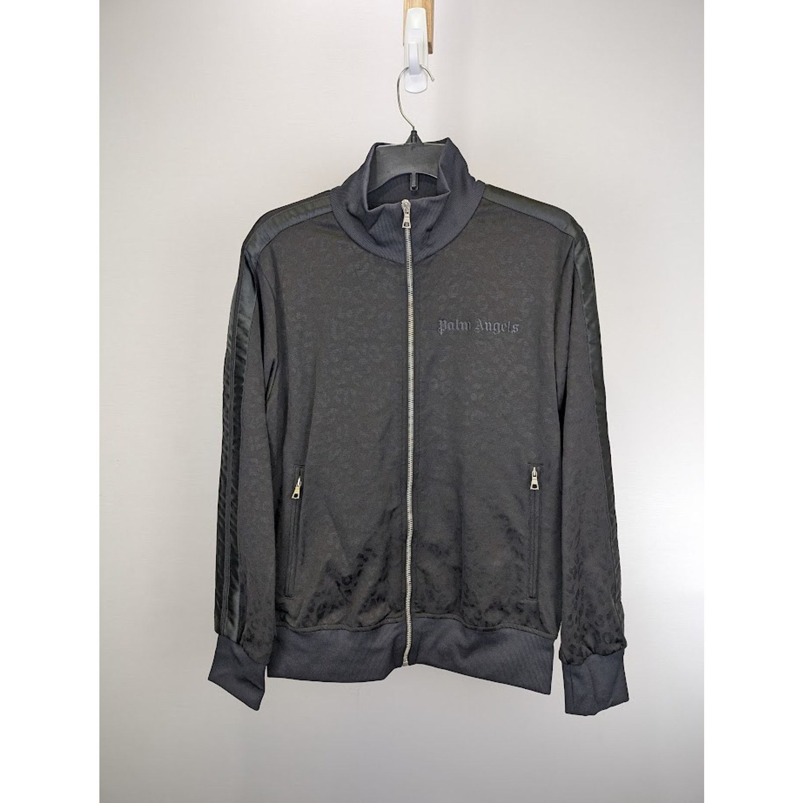 Palm Angels o1rshd1 Tuxedo Leopard Track Jacket in Black White Size US L / EU 52-54 / 3 - 2 Thumbnail