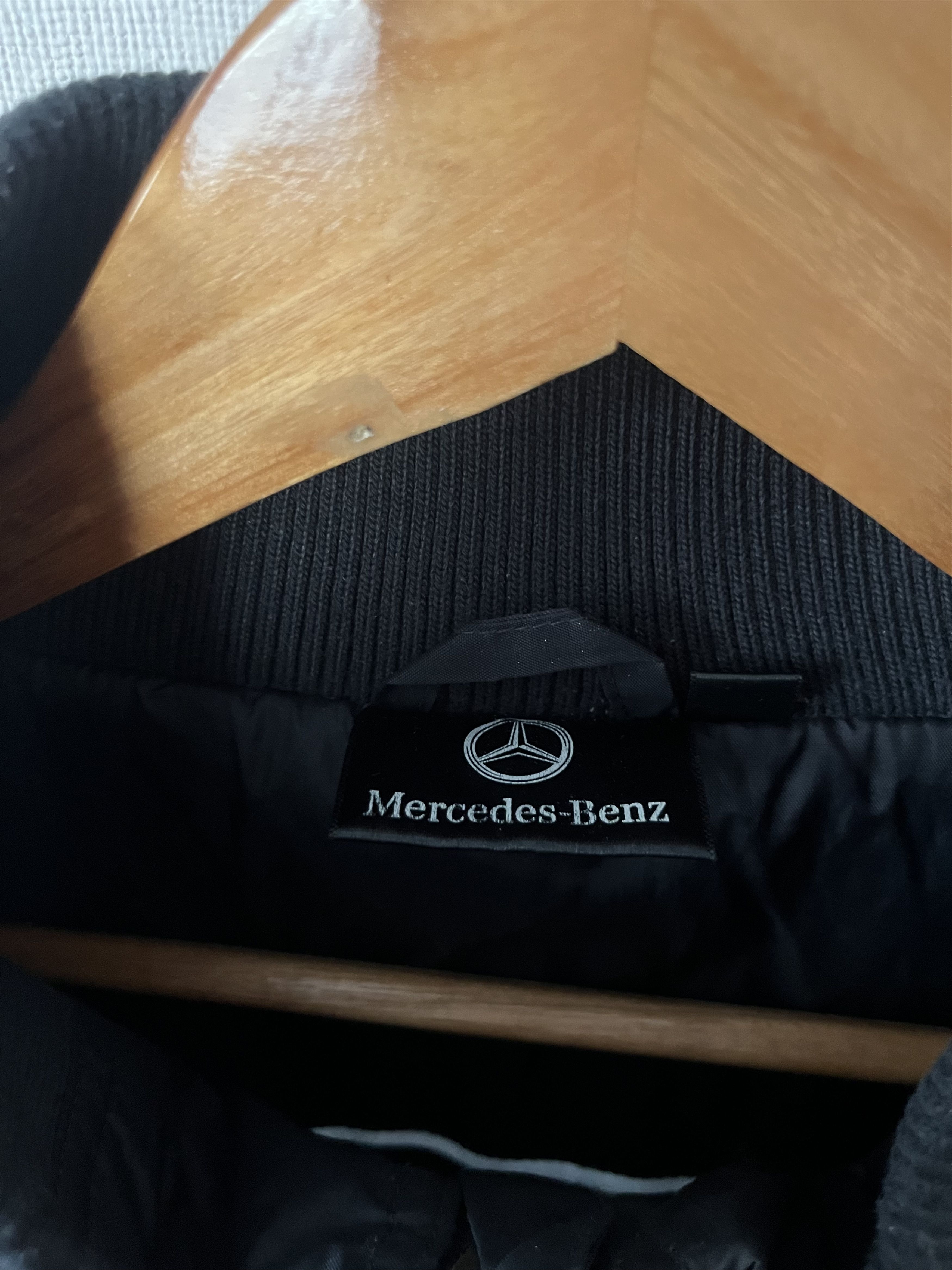 Mercedes-Benz Mercedes Benz Men's Nylon Jacket Bomber Script Logo Size US XL / EU 56 / 4 - 9 Thumbnail