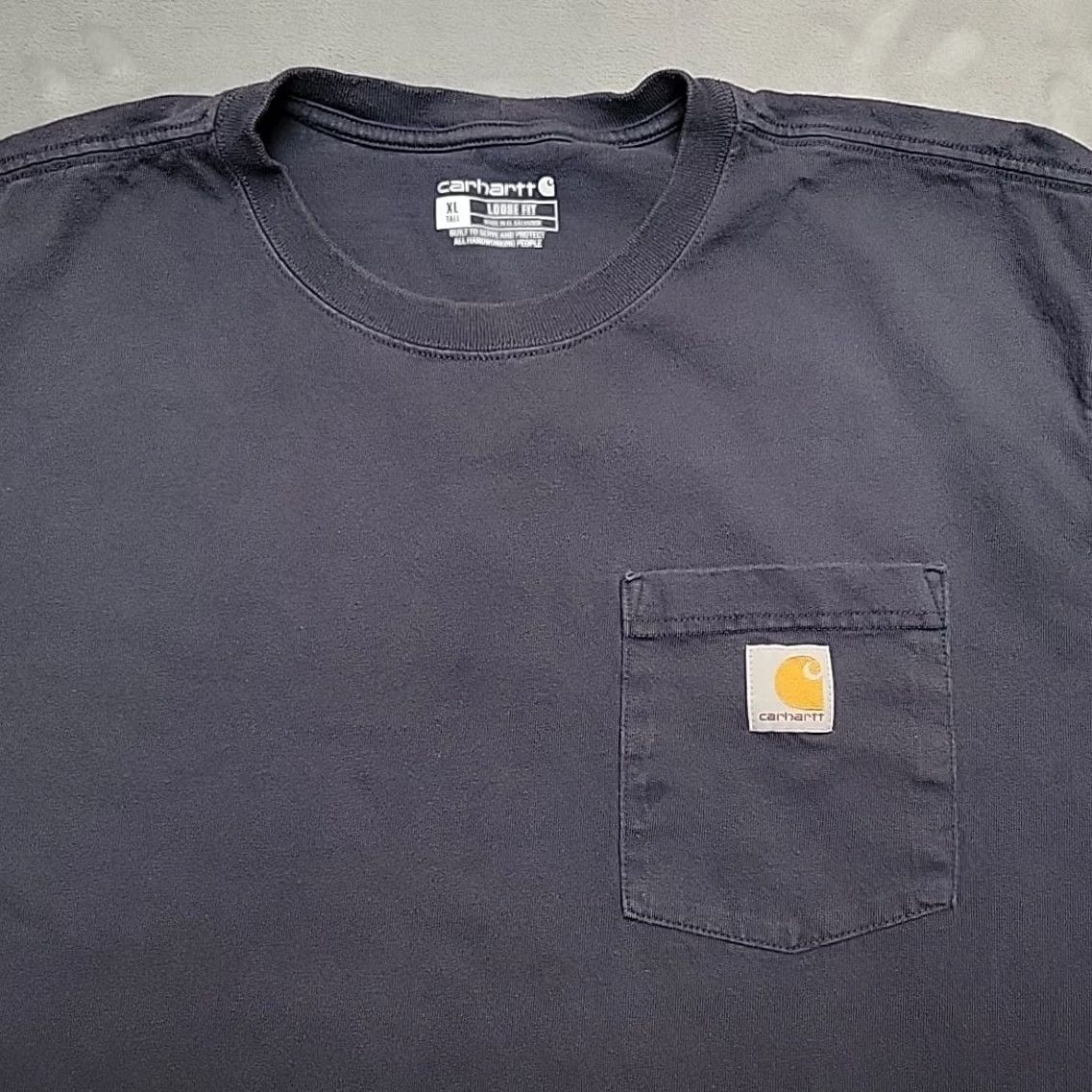 Carhartt VINTAGE Carhartt Shirt Men XLT Gray Loose Fit Crewneck Short Sleeve Pocket Work Tee Size US XL / EU 56 / 4 - 3 Thumbnail