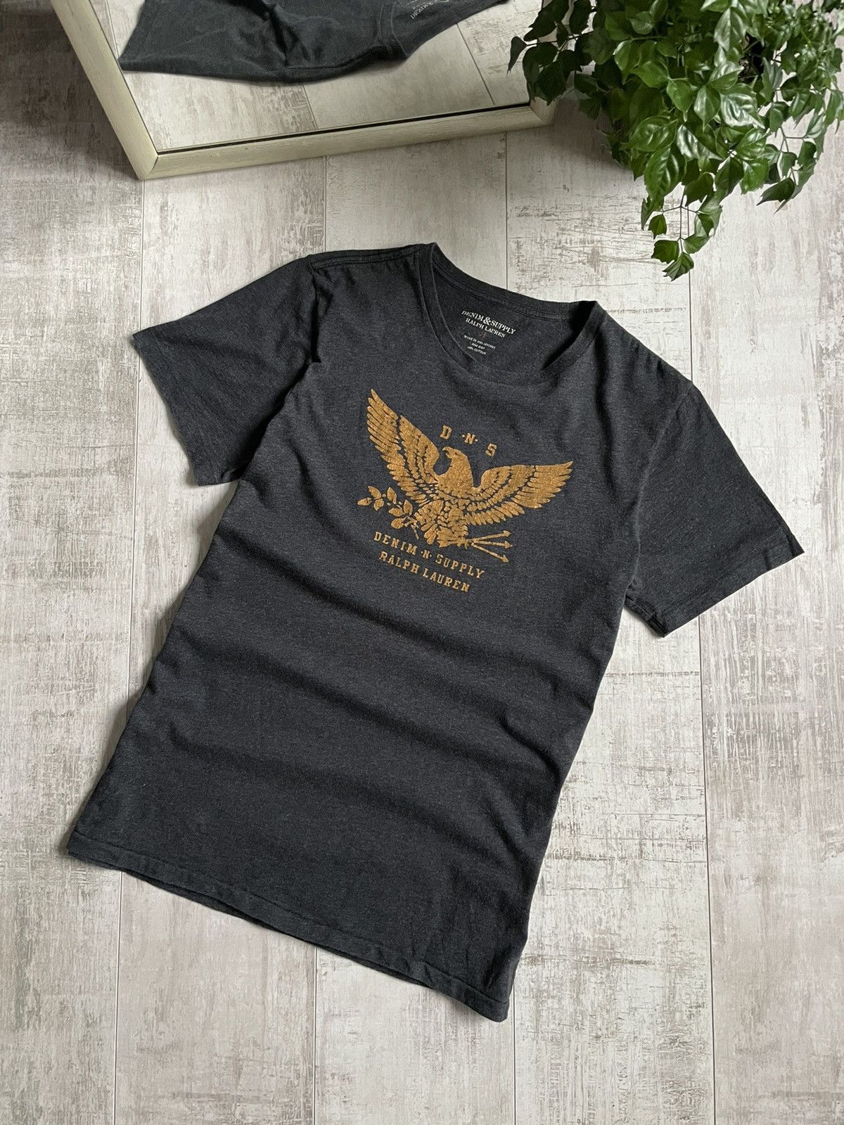 Denim & Supply Ralph Lauren × Polo Ralph Lauren × Vintage Denim & Supply Ralph Lauren Vintage T-Shirt Eagle Printed Size US M / EU 48-50 / 2 - 1 Thumbnail