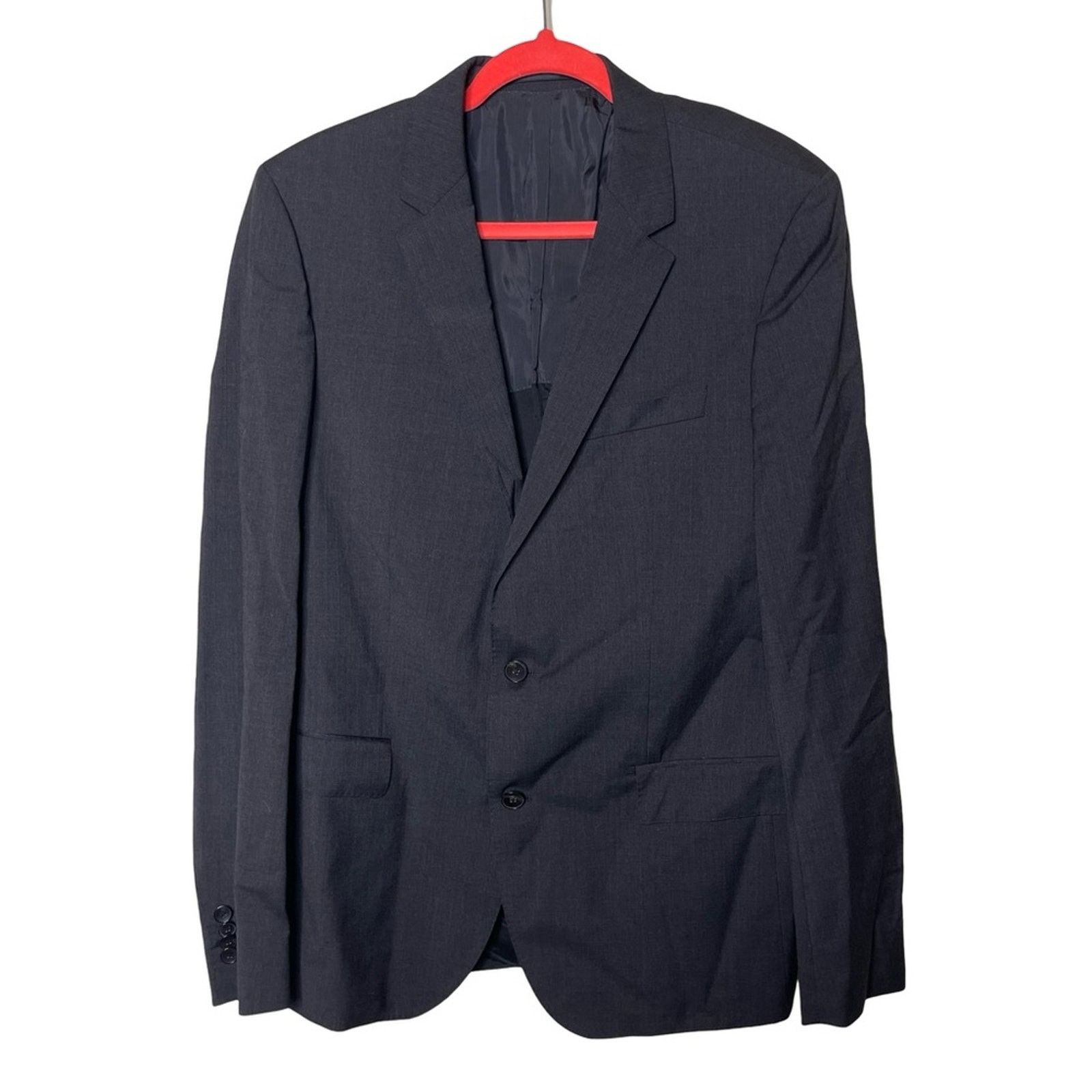Hugo Boss Grey 100% wool 2 button blazer sz 42R