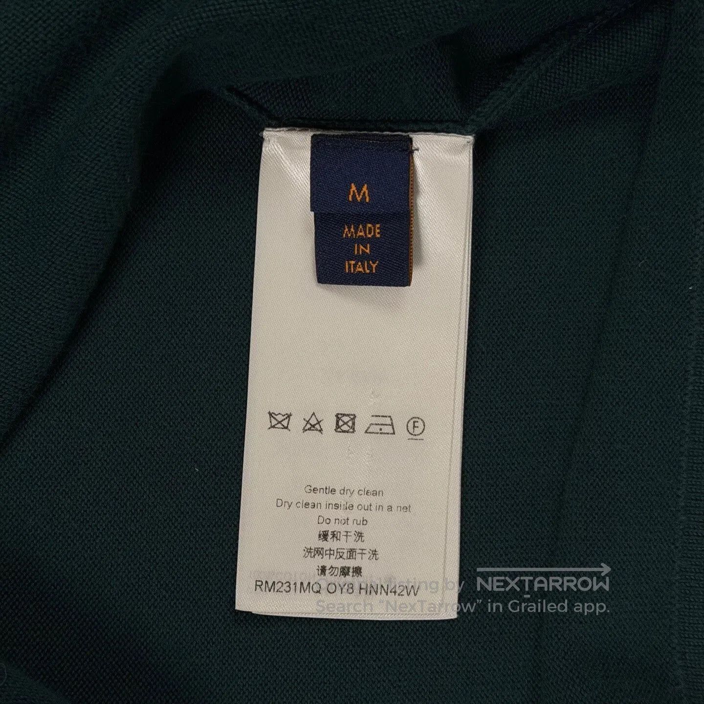 Louis Vuitton LV Green Logo Embroidered Short-Sleeve. Size US M / EU 48-50 / 2 - 4 Thumbnail