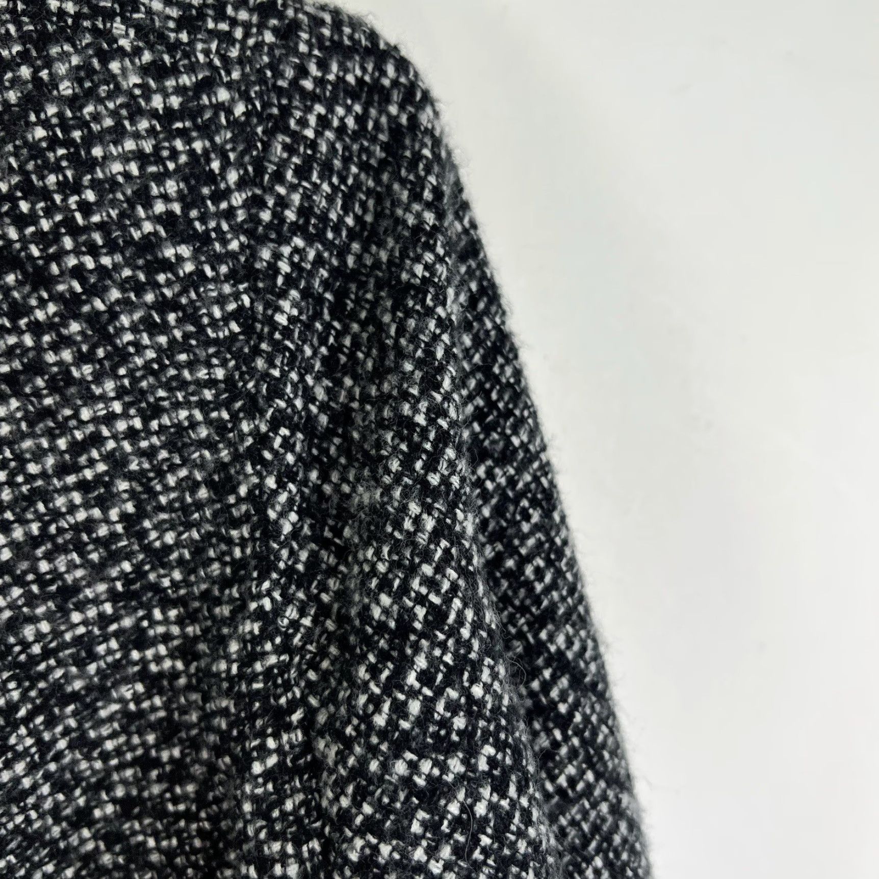 Coldwater Creek Coldwater Creek Wool Blend Tweed Jacket Women XL Black Tweed Boucle Lined Fall Winter Size XL / US 12-14 / IT 48-50 - 2 Thumbnail