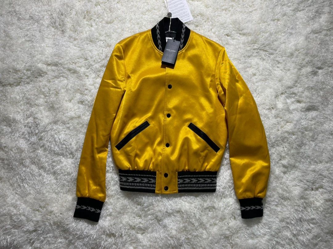 Yves Saint Laurent saint laurent gold bomber jacket Size US M / EU 48-50 / 2 - 1 Thumbnail