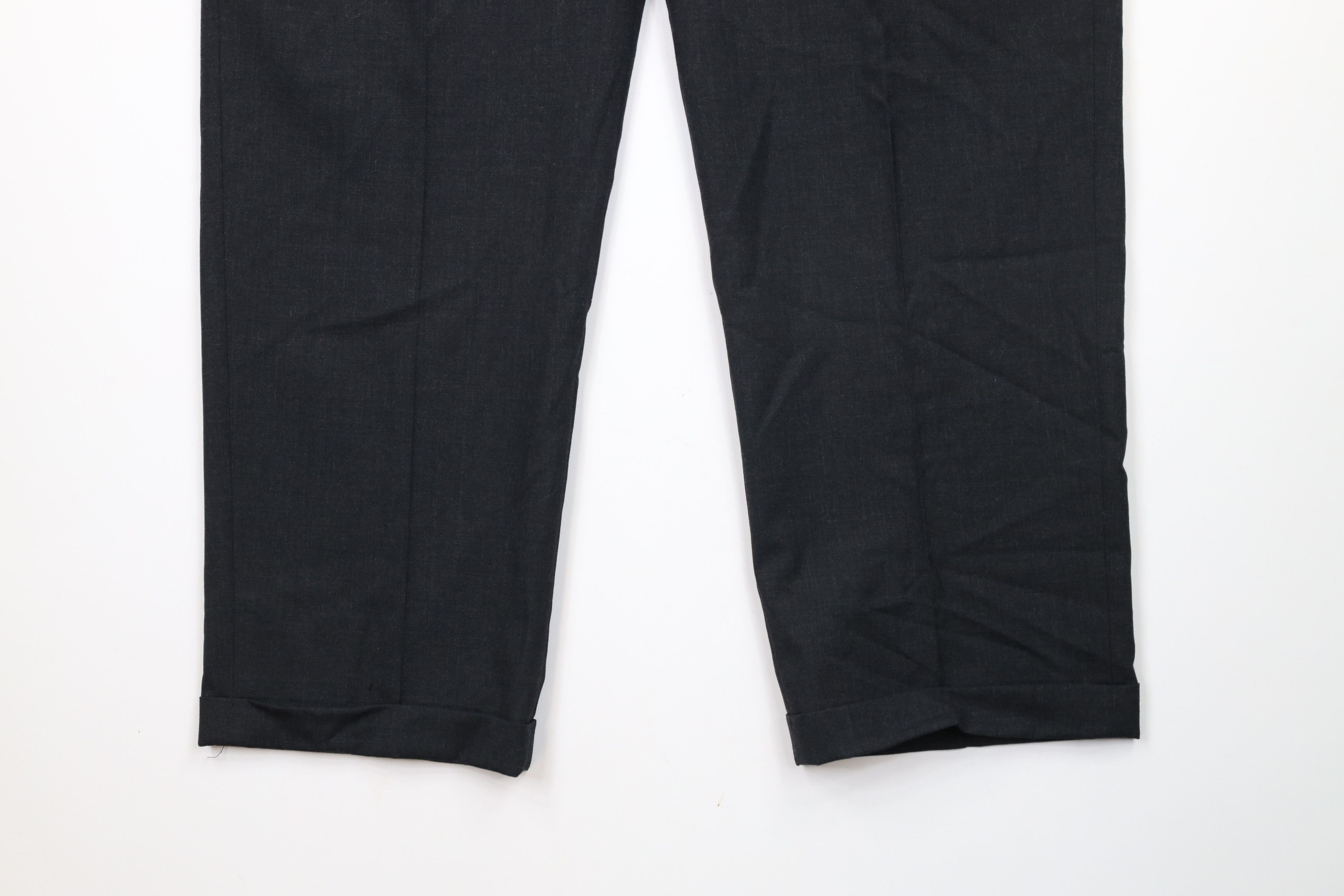 Vintage Vintage 90s Streetwear Pleated Worsted Wool Wide Leg Pants Size US 36 / EU 52 - 4 Thumbnail