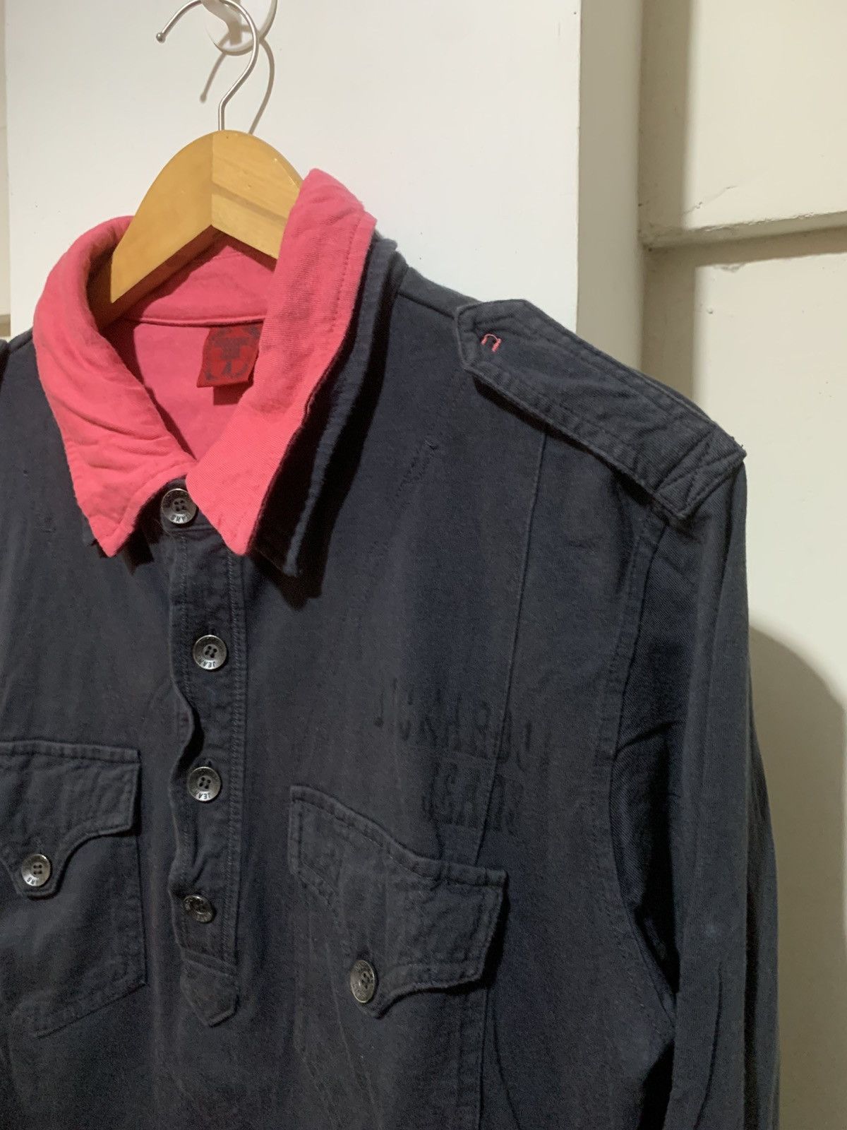 Raf Simons Japanese Double Layer Buckaroo Poem Longsleeve Shirt Tee Size US L / EU 52-54 / 3 - 5 Thumbnail