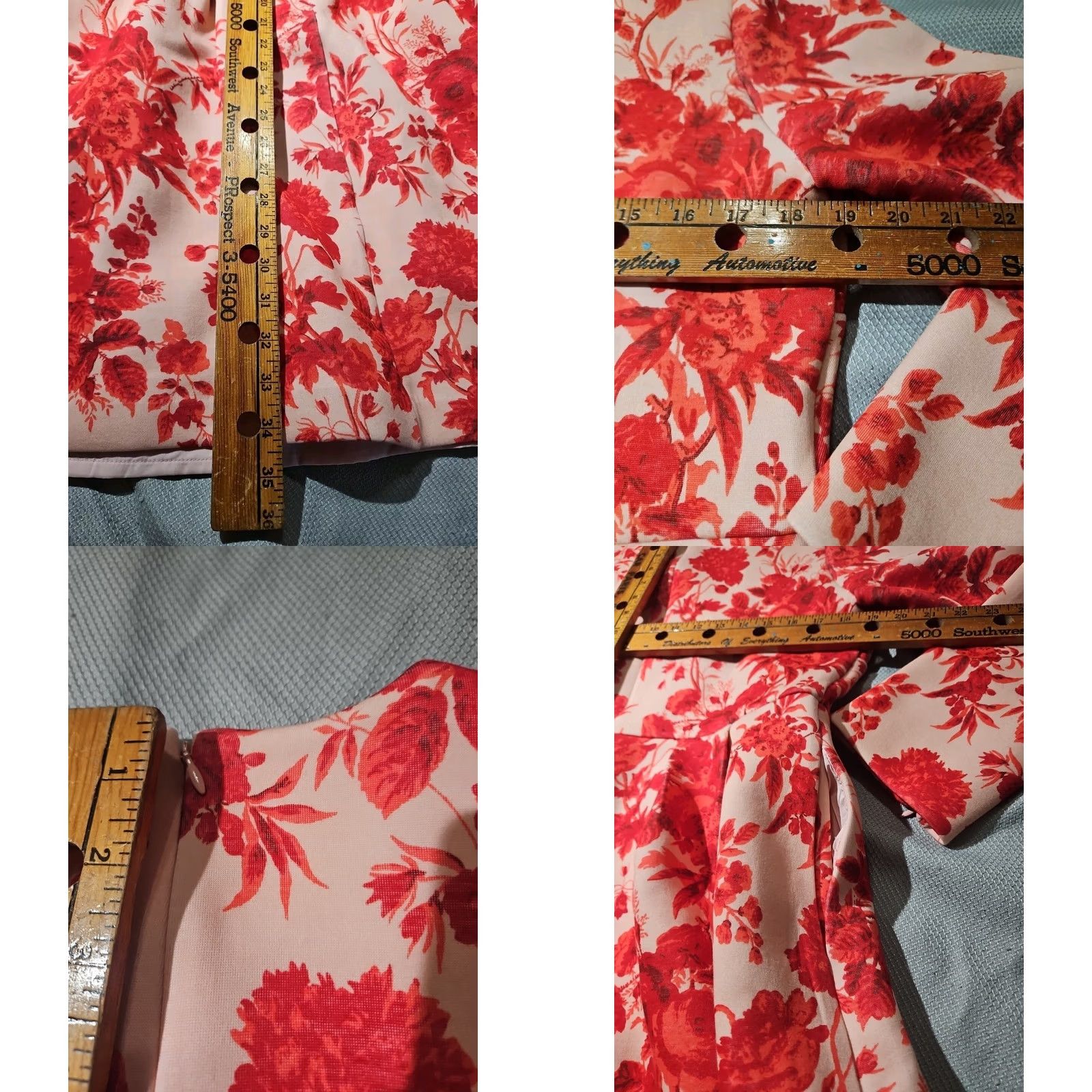 Vintage Tuckernuck Zinnia Bloom Drew Dress Womens XL Pink Floral Zip Preppy Size XL / US 12-14 / IT 48-50 - 9 Thumbnail