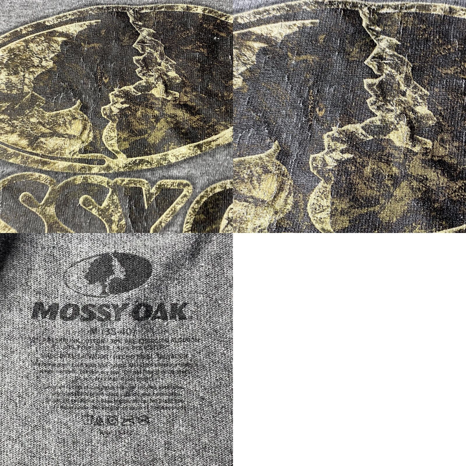 Vintage VINTAGE Mossy Oak Hunting Shirt Men’s M Gray Cotton Short Sleeve Crew Neck Logo Outdoor All Seasons Mens Size US M / EU 48-50 / 2 - 8 Thumbnail